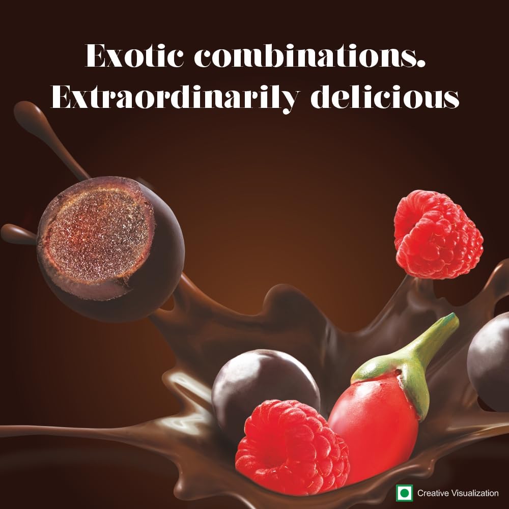 HERSHEY'S Exotic Dark Raspberry & Goji Flavor | Dark Cocoa Rich Chocola- image 8
