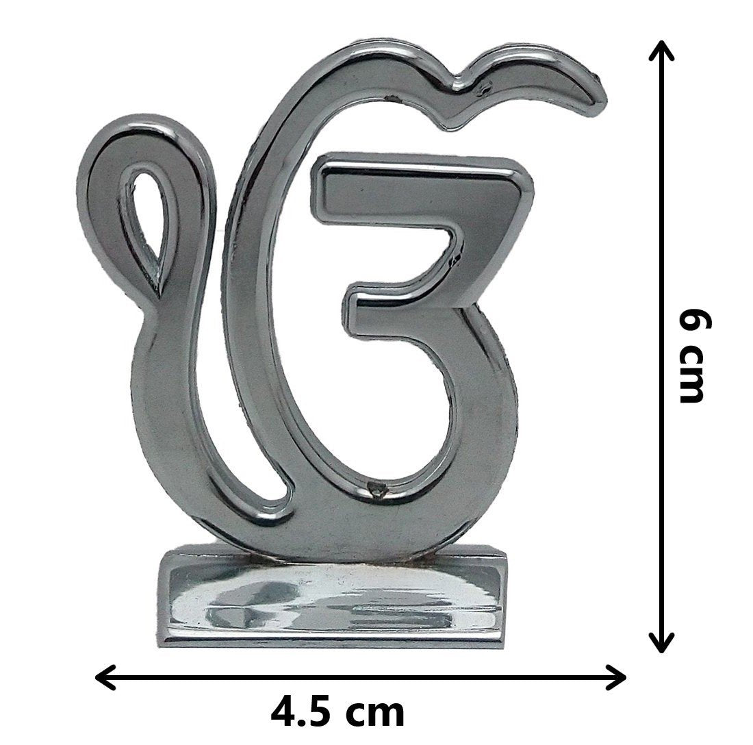 Sikh Religious Symbol EK Onkar Idol IK Onkar Idol (B-57) Metal statue f- image 2