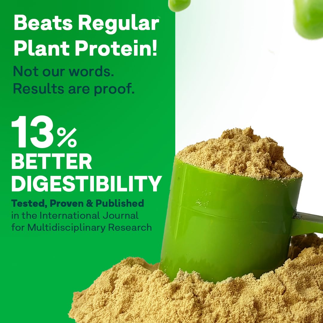 OZiva Bioactive Plant Protein (Mango) | 25g Protein,5.5 BCAA| Pea Isola- image 9