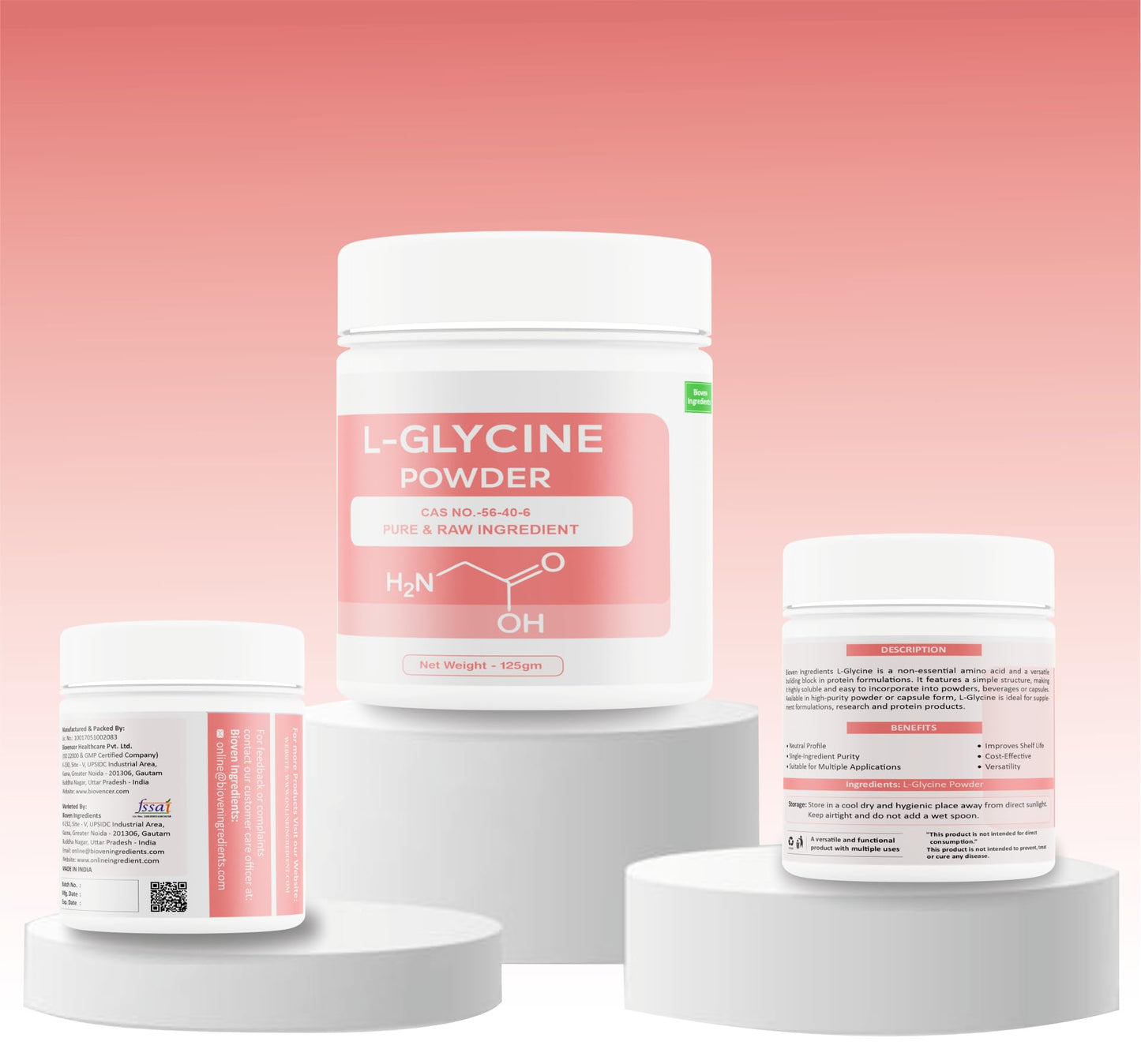 L-Glycine Powder (Gram, 125)