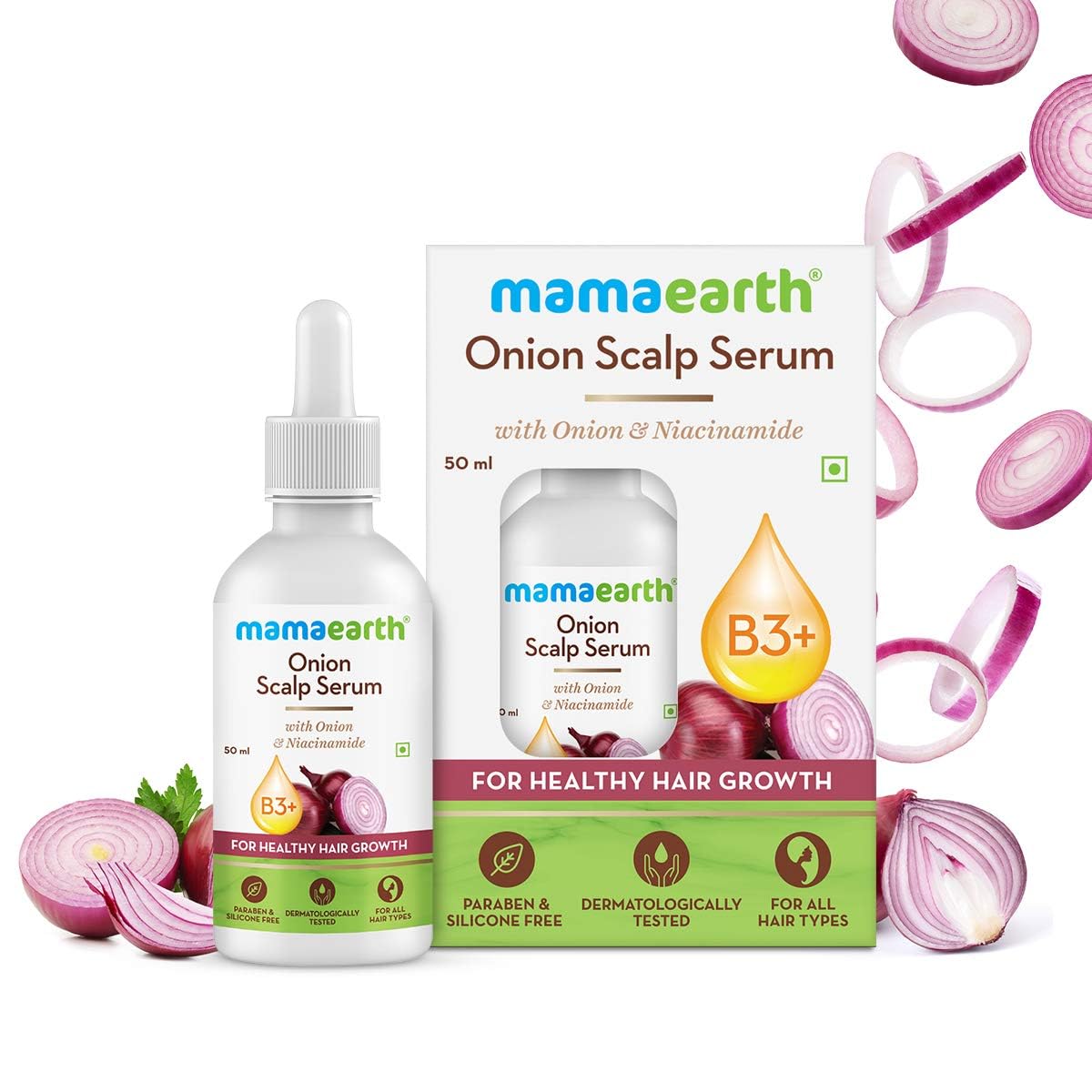 Mamaearth Onion Scalp Serum With Onion Oil and Niacinamide | For Health- image 9