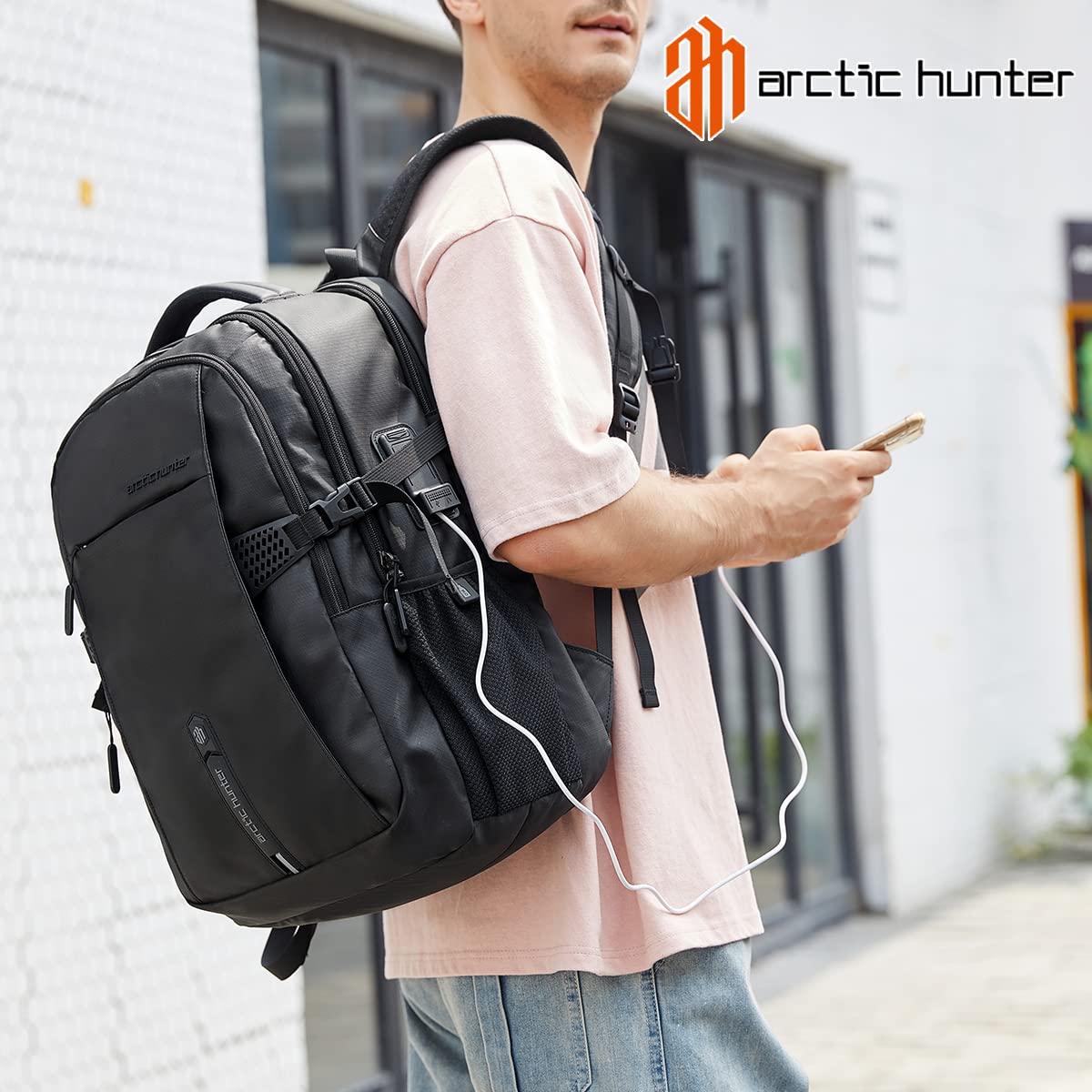 Arctic Hunter Backpack for Men Women 30L Office Travel Laptop Backpack- image 6