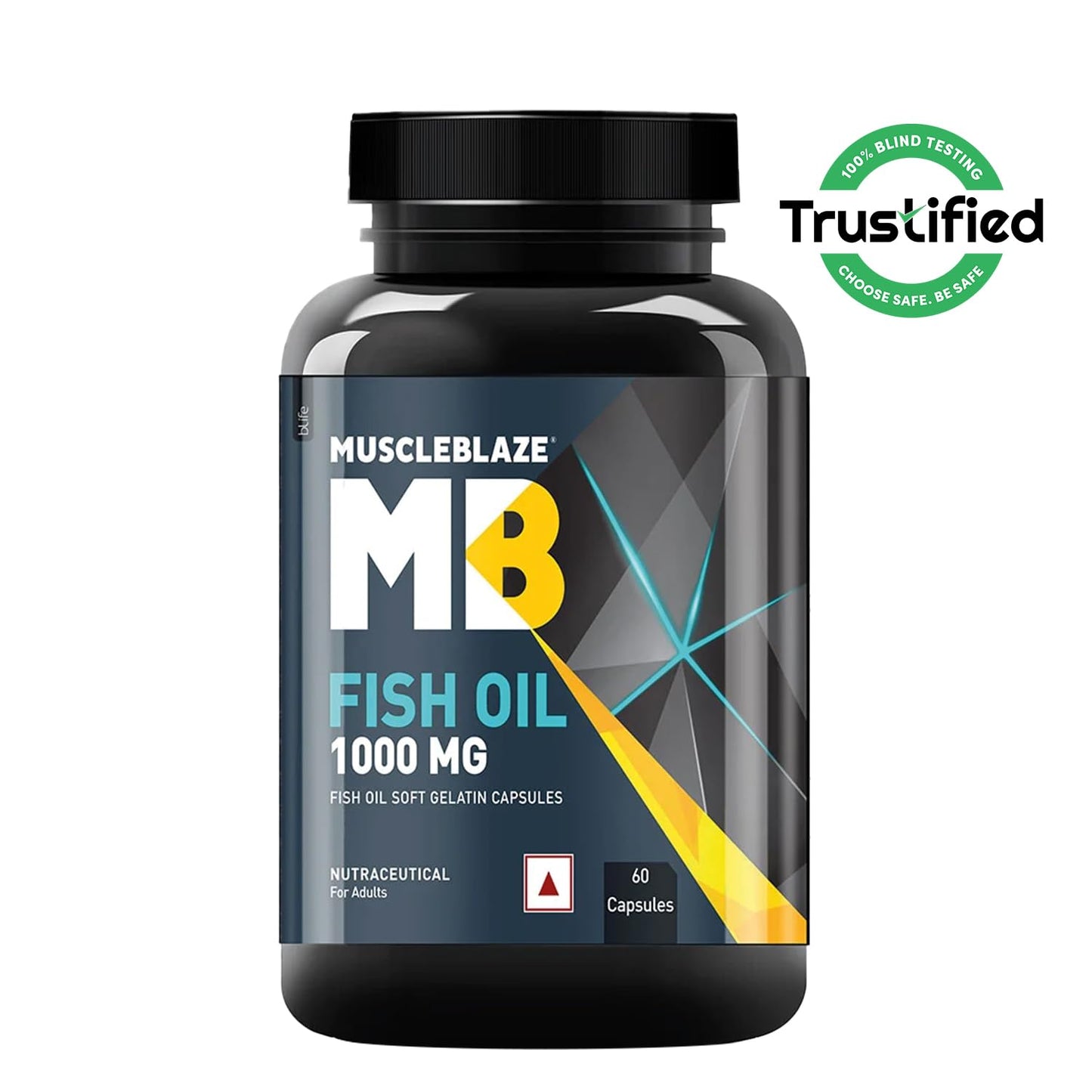 MuscleBlaze Omega 3 Fish Oil (60 Capsules) | Trustified Certified for A- image 7