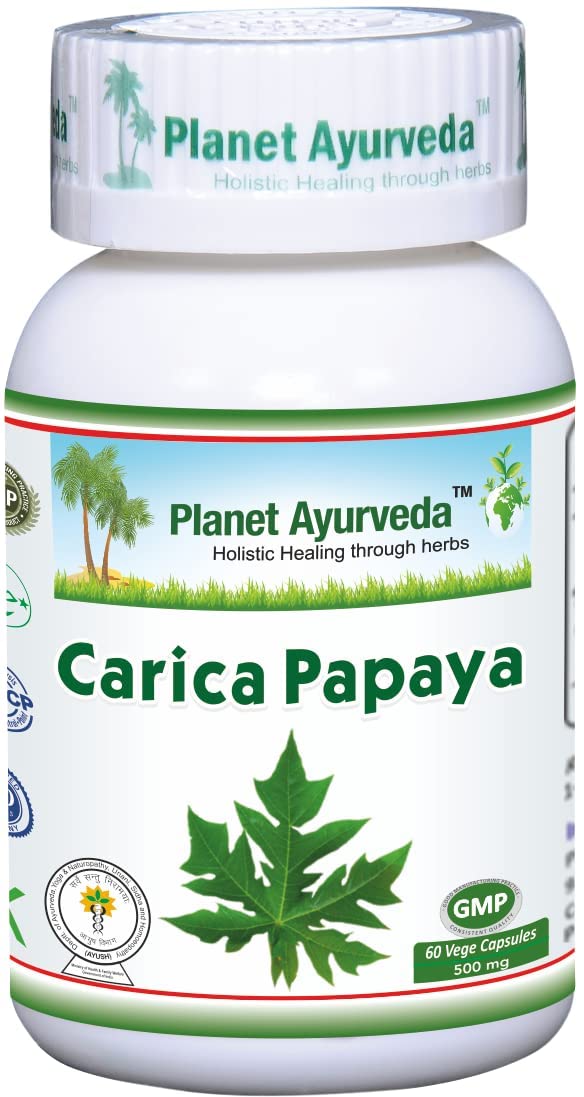 Planet Ayurveda Carica Papaya Capsules (60 CAP)- image 2