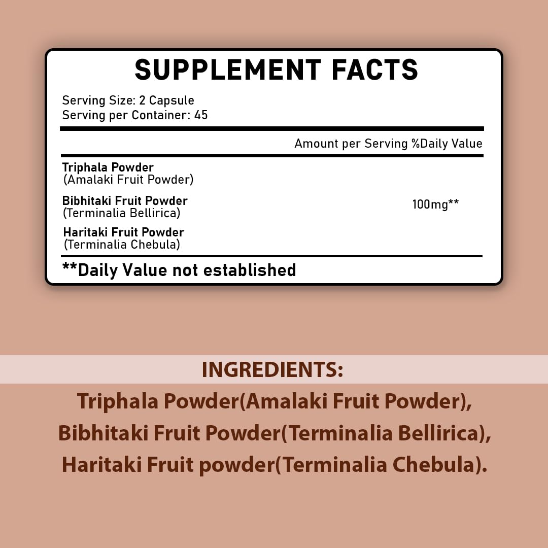 mi nature Triphala Tablets Supplement With Amla, Haritaki & Bibhitaki|- image 8