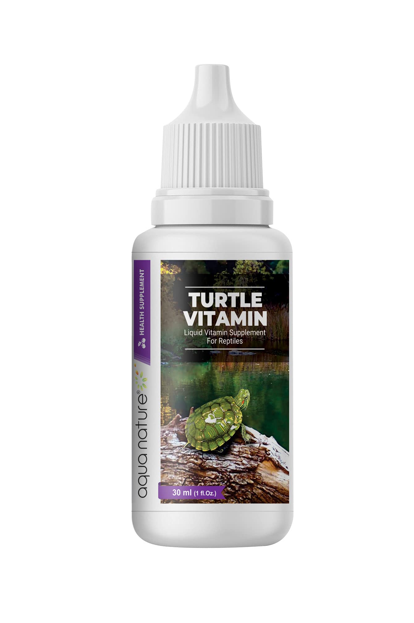 AquaNature® Special Combo Turtle Eye Drops & Turtle Vitamin Supplement Drop for Swollen, Inflamed, Infected Eye & for Essential Vitamins and Minerals of Healthy Turtle Healthcare 30Ml Each