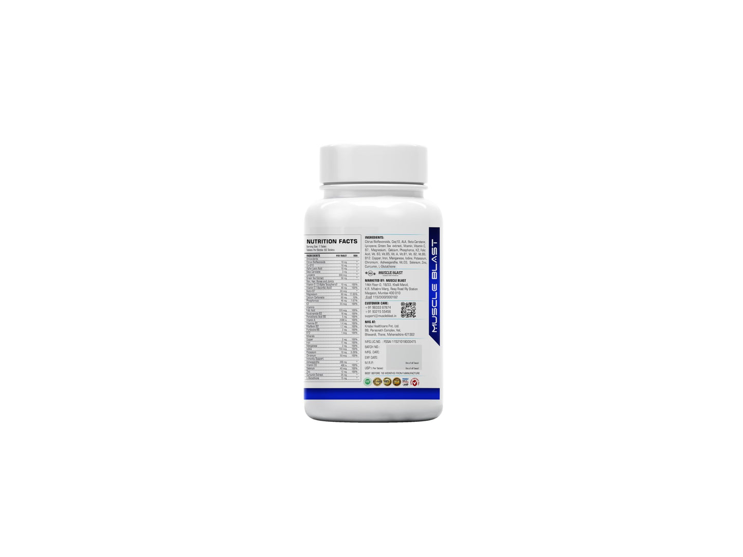 Daily Multivitamin Tablets for Men & Women | 60 Tablets | Essential Vitamins & Minerals | Supports Immunity, Energy & Overall Wellness
