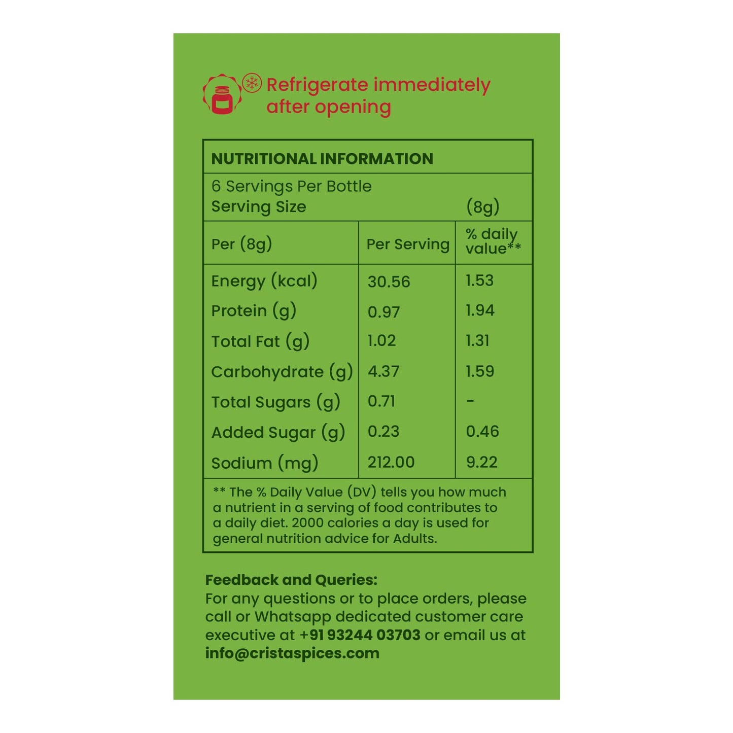 CRISTA Ethiopian Berbere Spice Mix | Vegetable Curry Masala | Vegan | No Onion | No Garlic | Zero added Colours, Fillers, Additives & Preservatives | 50 gms