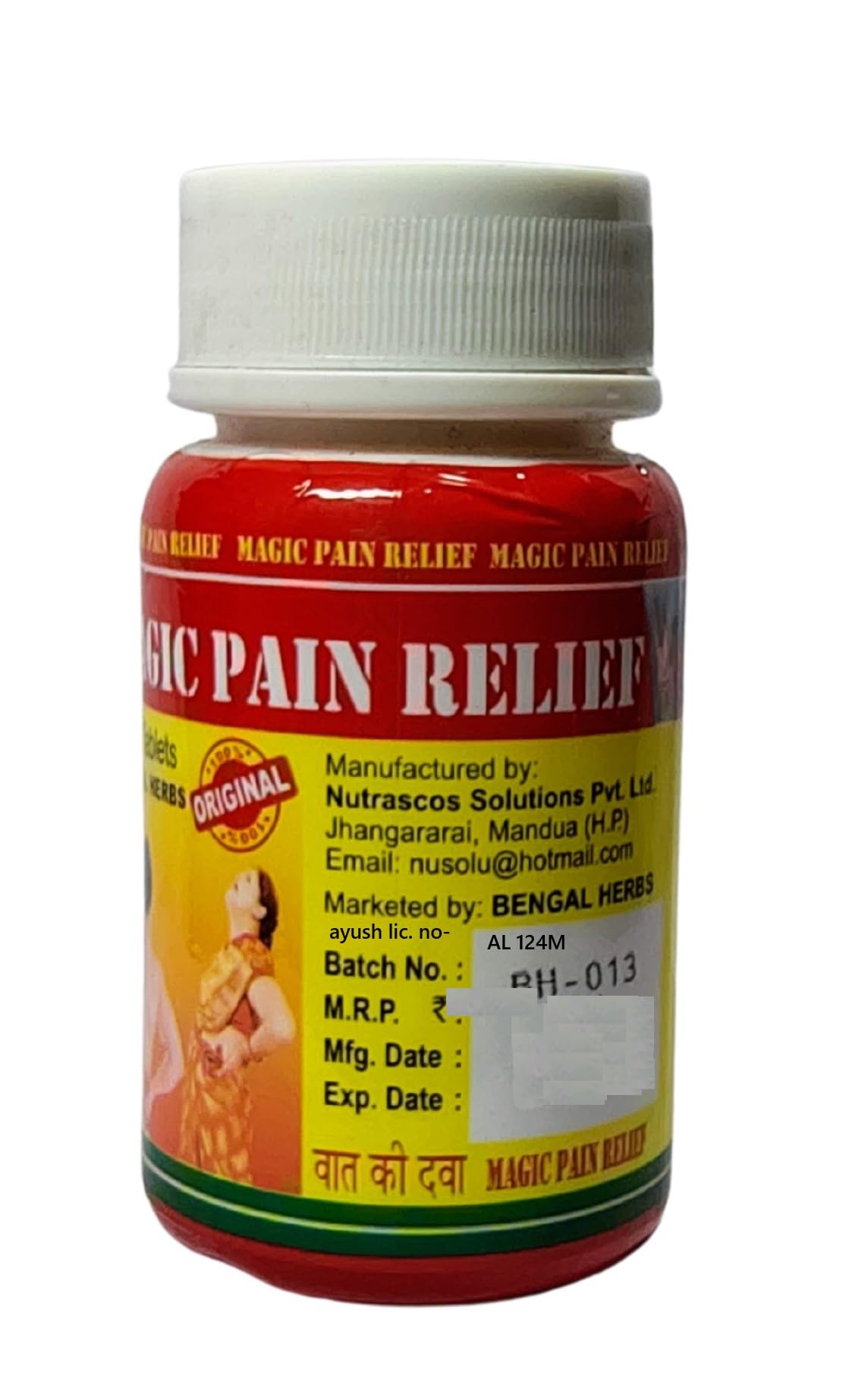 Magic Pain Relief Tablet- 60 Tablets | Pack of 2