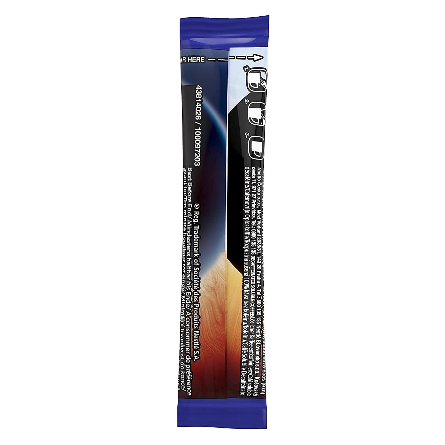 Nescafe Original Decaffeinated Double Filtered Coffee Sticks, Sachets, 0.06 Oz / 1.8 G, 20 Pack