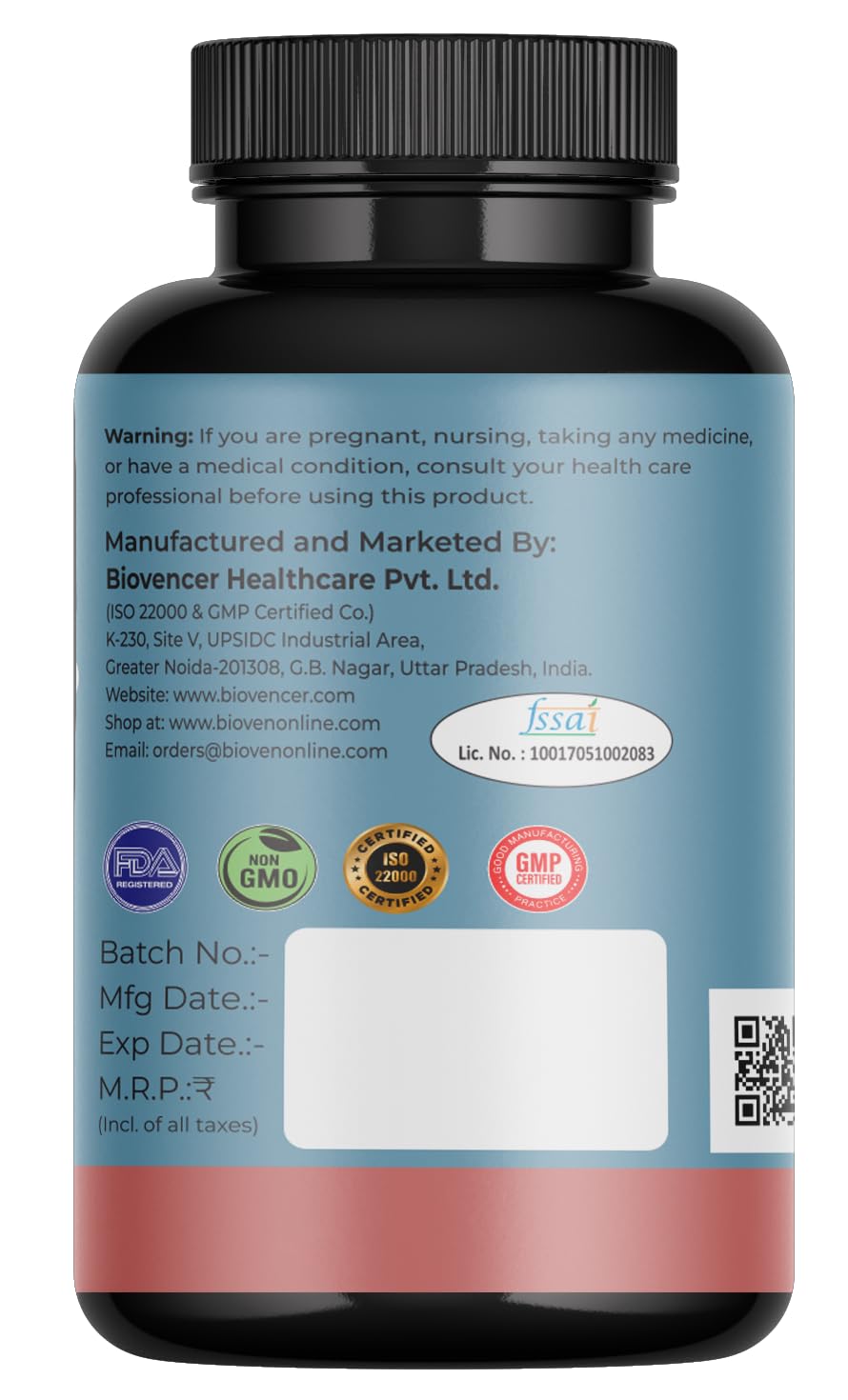 Biovencer Enzyme Restore | Provides Enzymes Found in Uncooked Food | Helps to Reduce Indigestion | Highly Concentrated | Have High Activity Level | Pack of 60 Veg Capsules