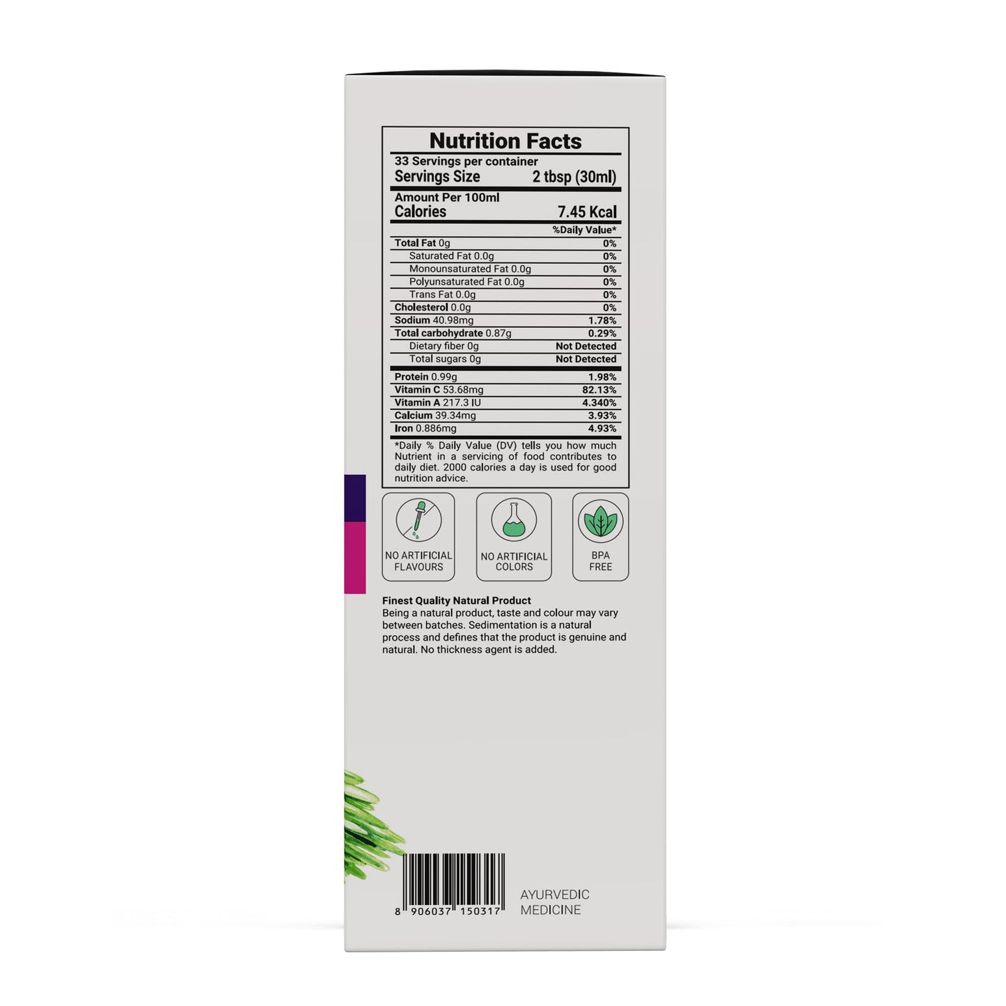 Krishna's Wheatgrass Juice - 1000 ml | (Pack Of 2) | Finest Herbal Detoxifier | Builds a Strong Immune System