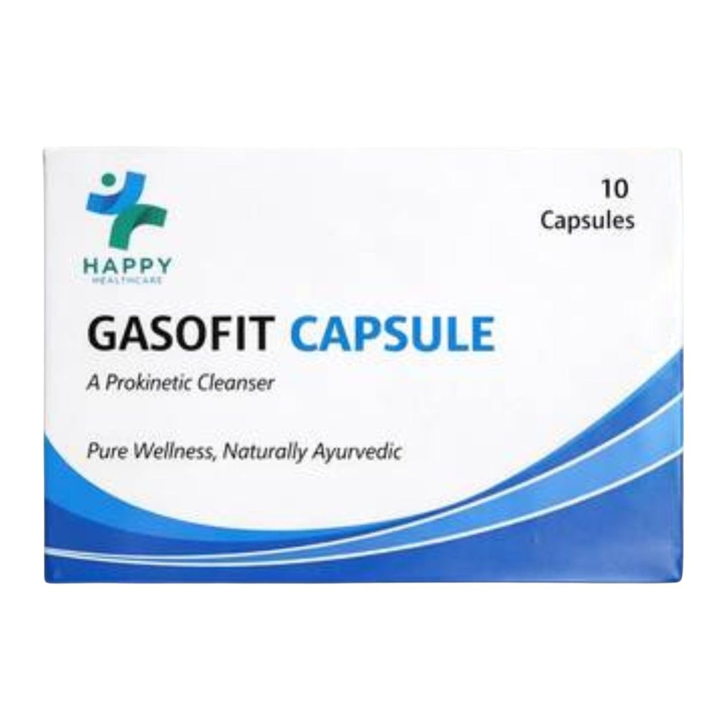 Happy Healthcare Gasofit Capsules β Ayurvedic Digestive Support | Helps Relieve Gas, Bloating & Acidity | Natural Prokinetic Cleanser (4)