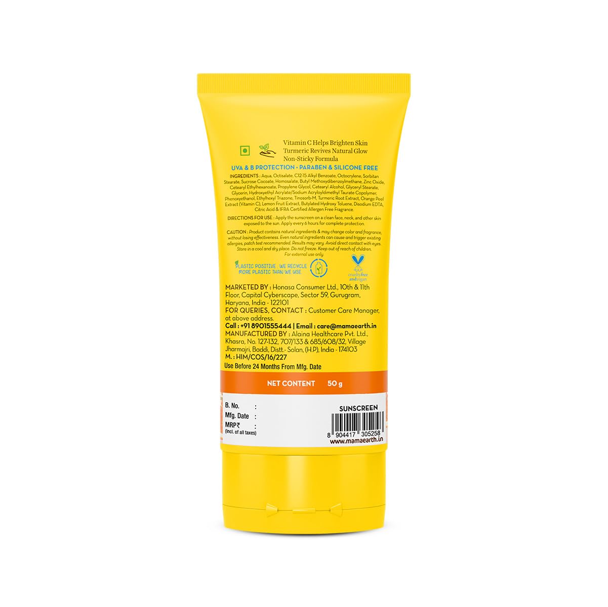 Mamaearth Daily Glow Sunscreen SPF 50 PA+++, No White Cast with Vitamin- image 7