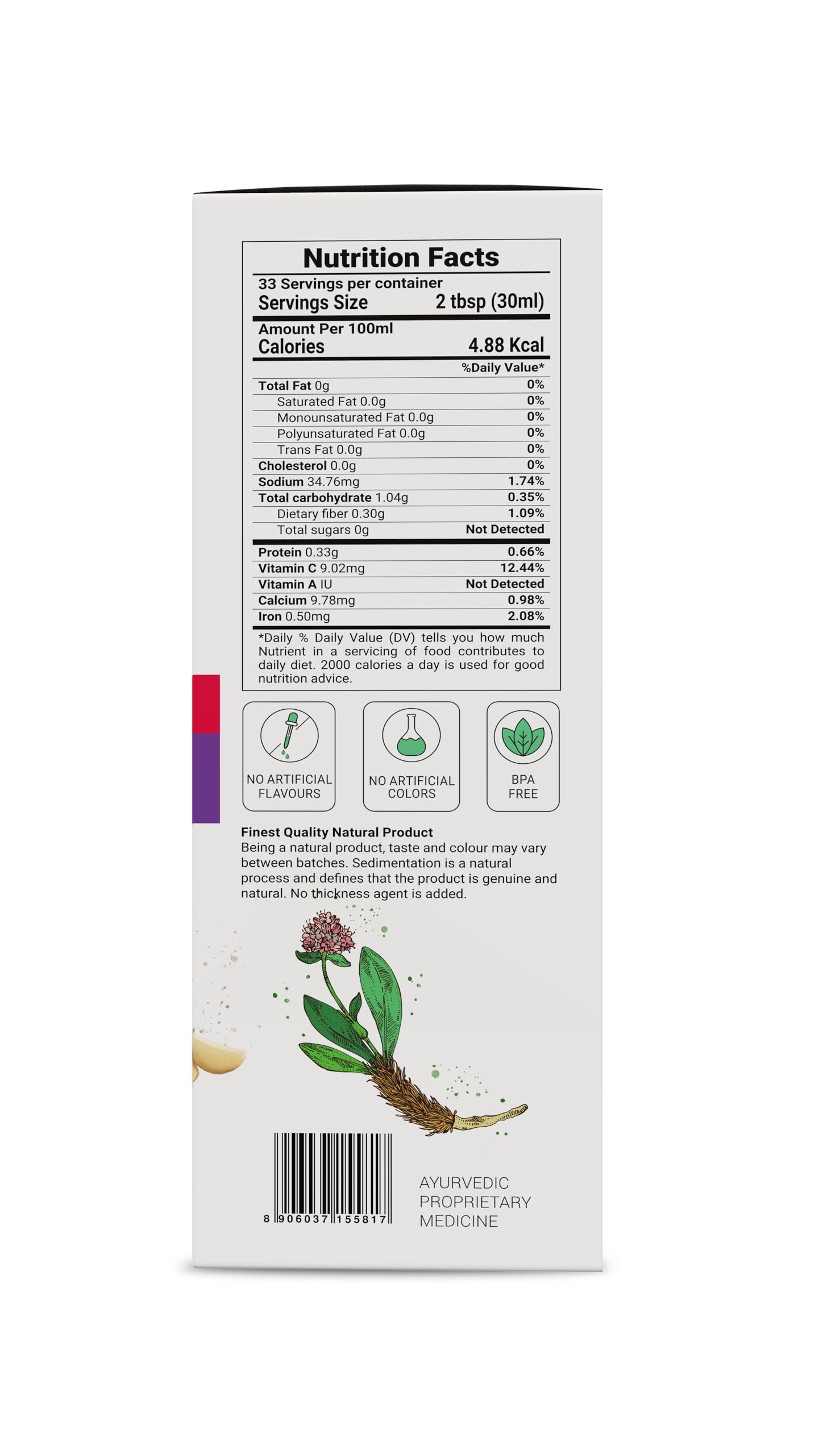 Krishna's BPSOLV Juice with 8 Herbs – Natural Support for Blood Pressure | Herbal Formula for Heart Health, Circulation & Overall Wellness - 1000 ml