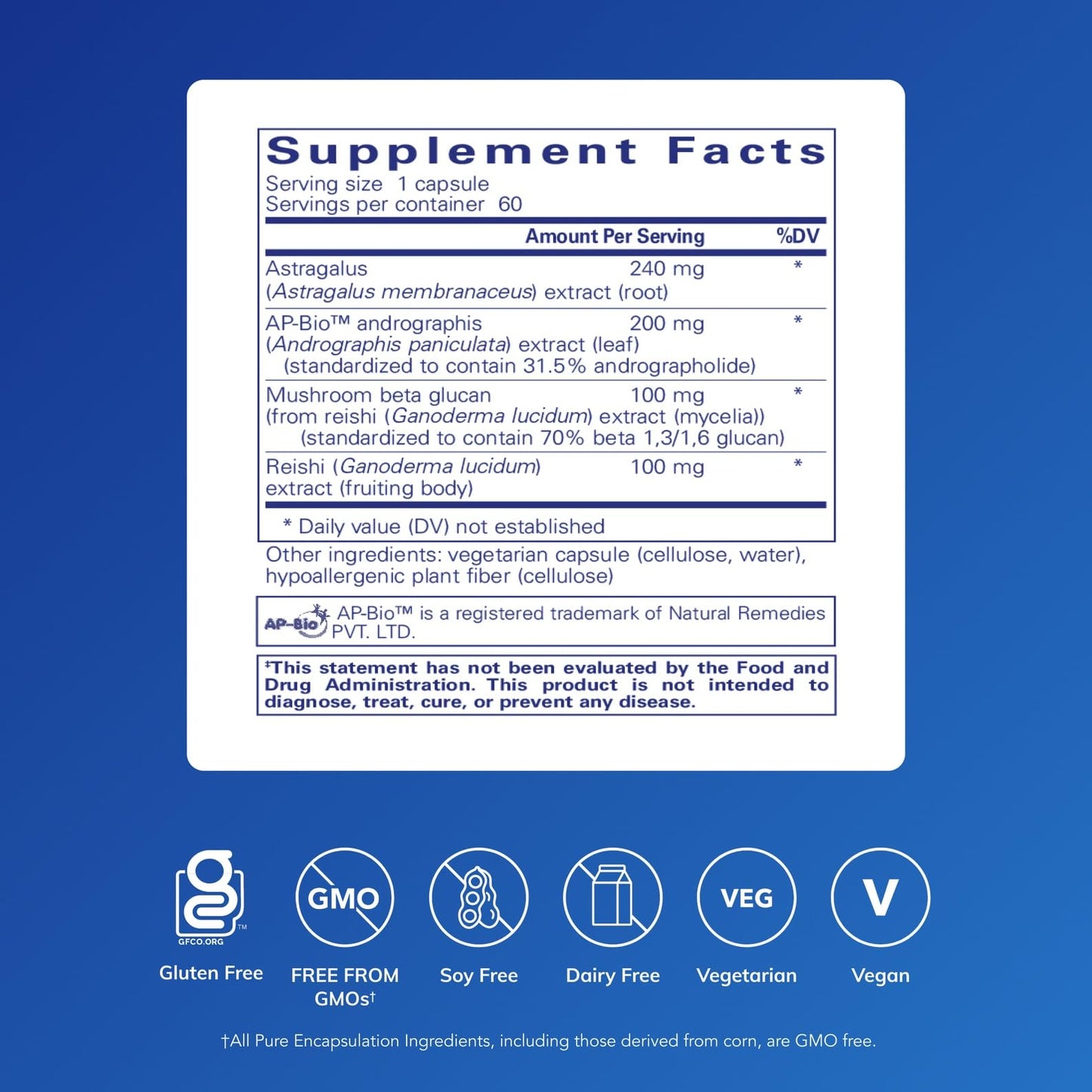 Pure Encapsulations - Innate Immune Support - Respiratory and Immune Function* - 60 Capsules