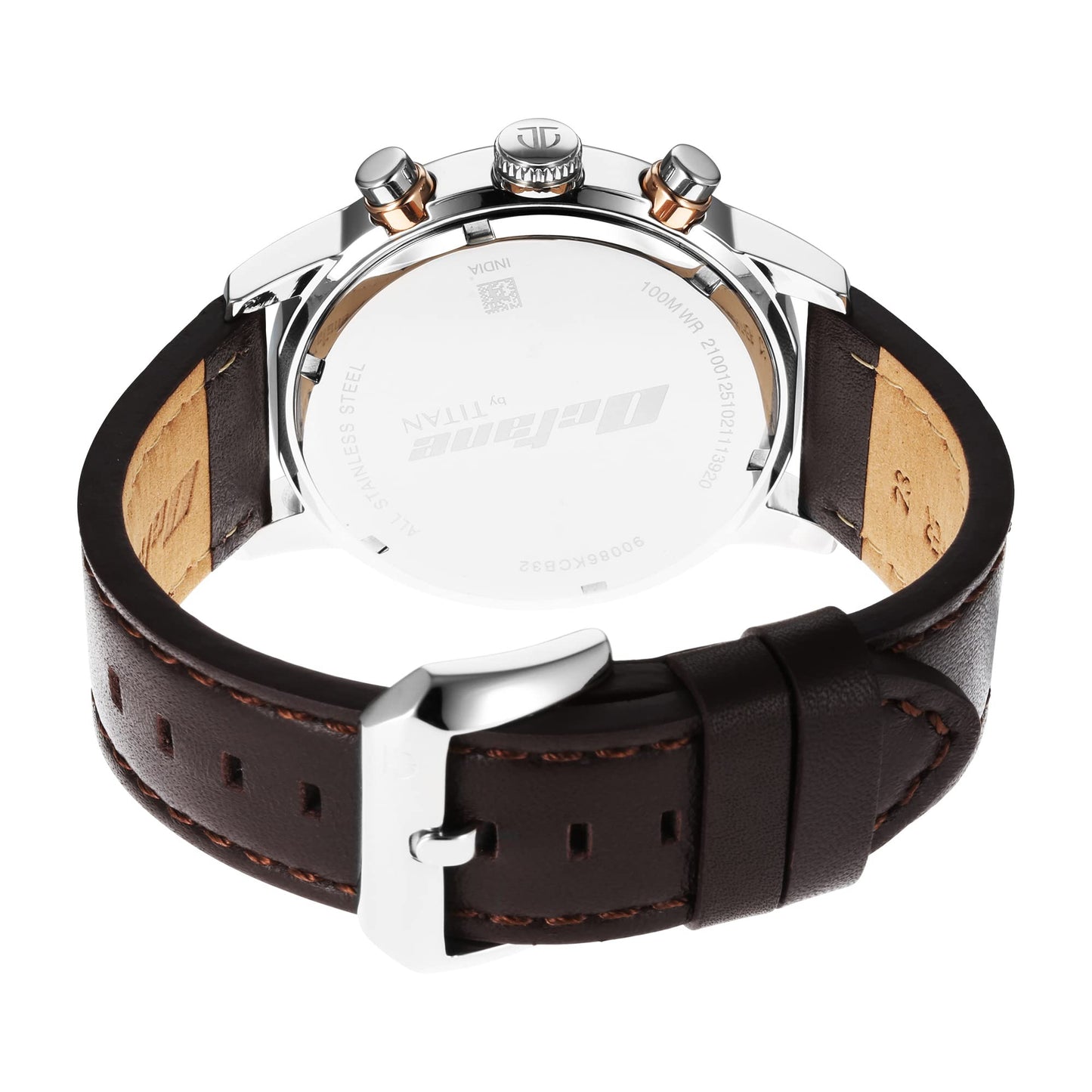 Titan Analog Silver Dial Men's Watch-90086KL02- image 5