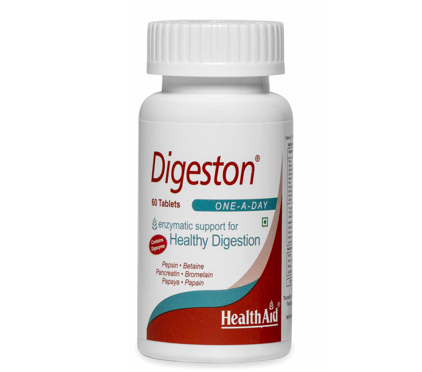 HealthAid Digeston (Papaya and Digestive Enzymes) - 60 Tablets- image 2