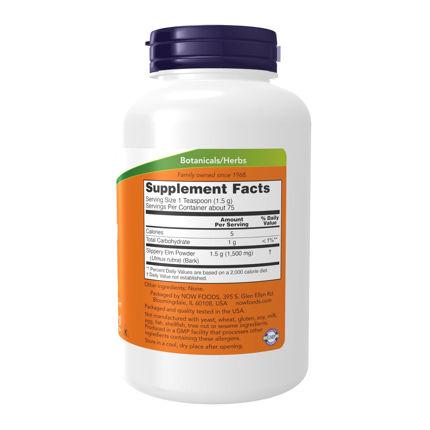 Now Foods Slipper ELM Powder Herbal Supplement - 113 g- image 8
