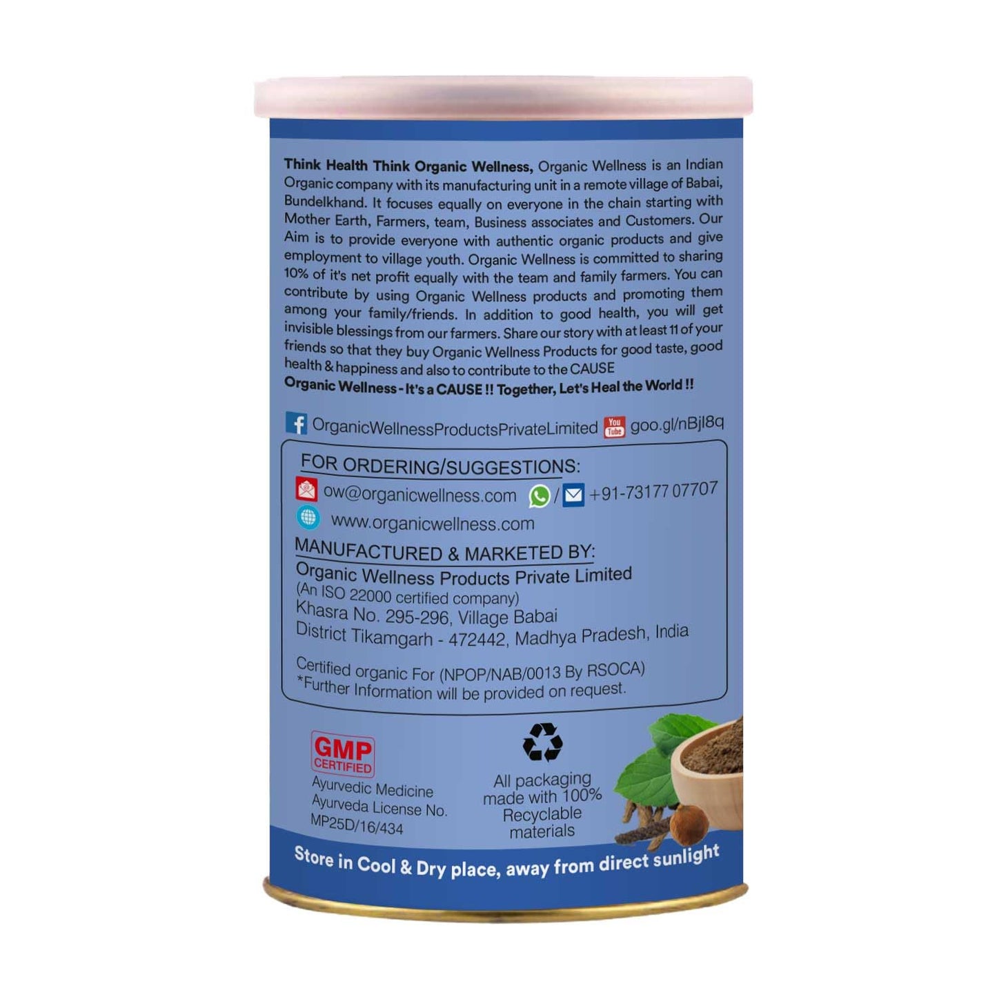 Organic Wellness Breathe Well Ayurvedic Powder 100 Grams Pack Boosts Lu- image 6