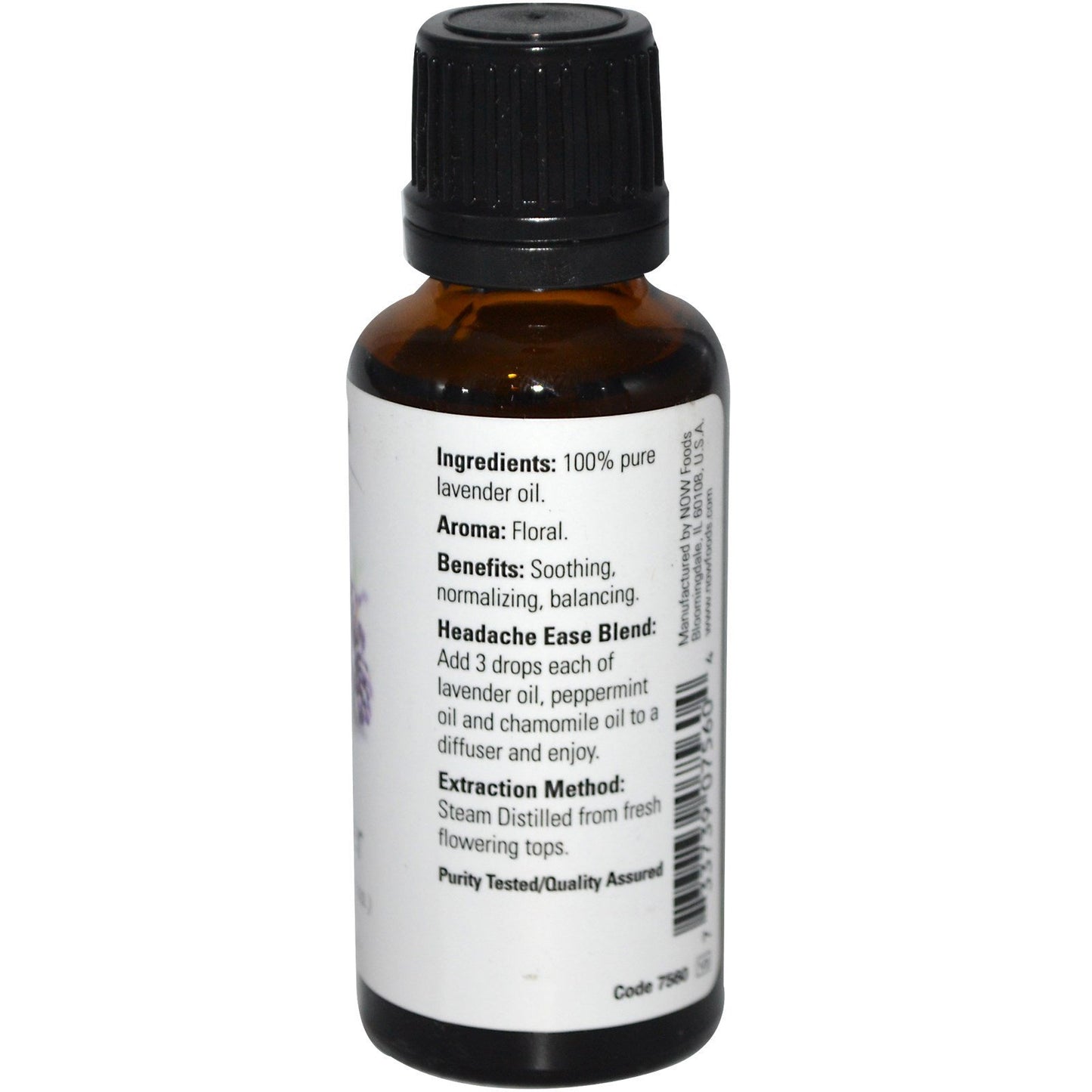 NOW Foods NOW, 100% Pure Lavendar Oil, 1 Oz- image 3