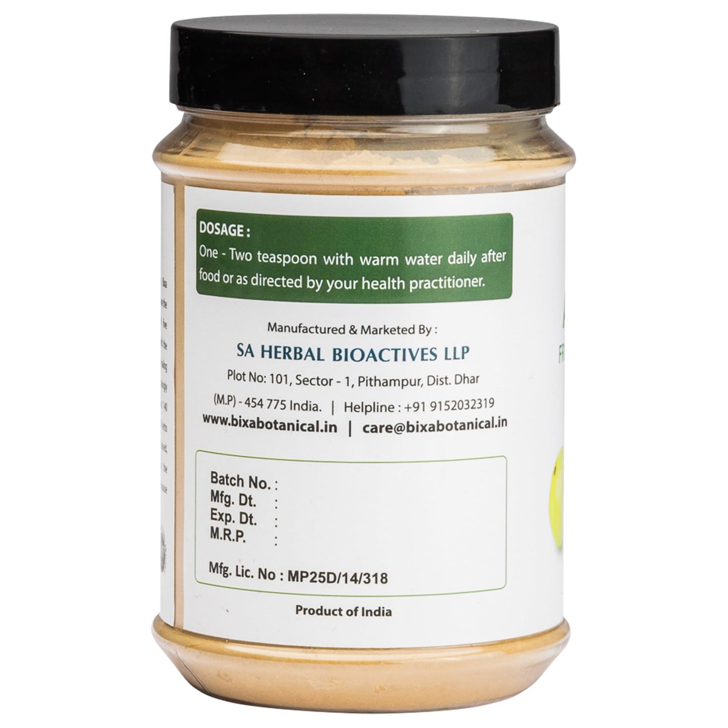 Bixa Botanical Amla Powder - 200 gm | Hair Growth, Skin Care | Vitamin- image 7