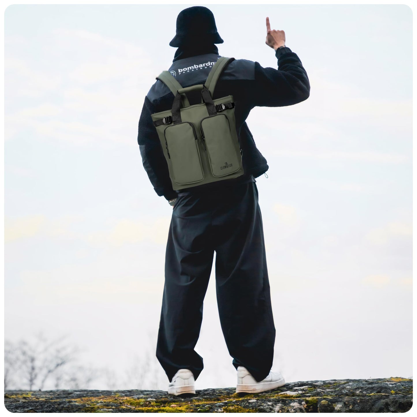 THE CLOWNFISH Loomis Series Waterproof Laptop Bag | PU Shell | Travelli- image 8