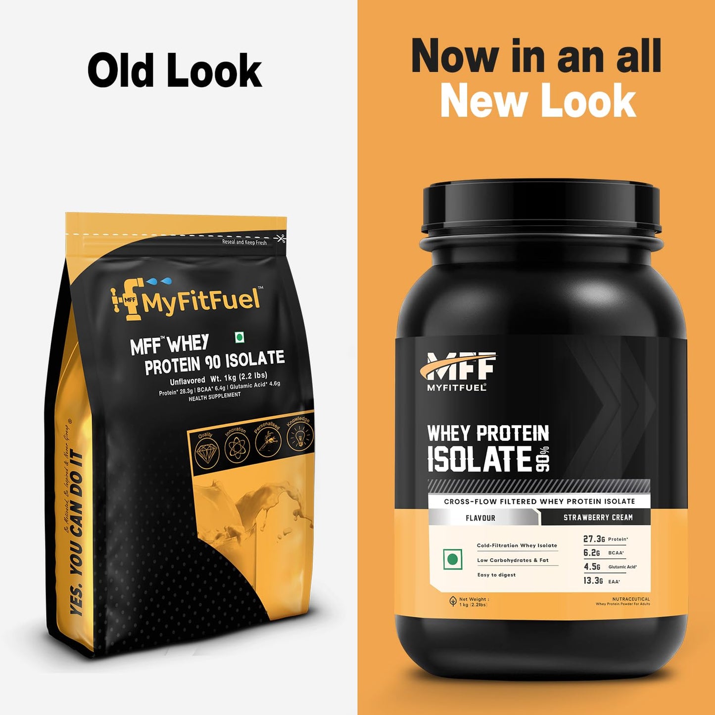 MyFitFuel MFF Whey Protein 90 Isolate | 1 Kg, 30 Servings (Unflavoured)- image 7