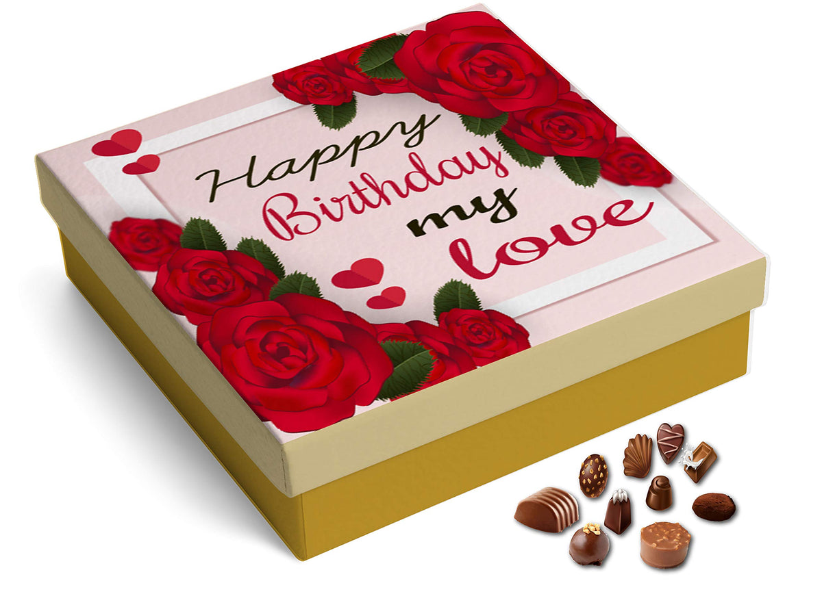 redbakers.in Happy Birthday Special 24 Gourmet Chocolate Gift Box (HBDMLRose)