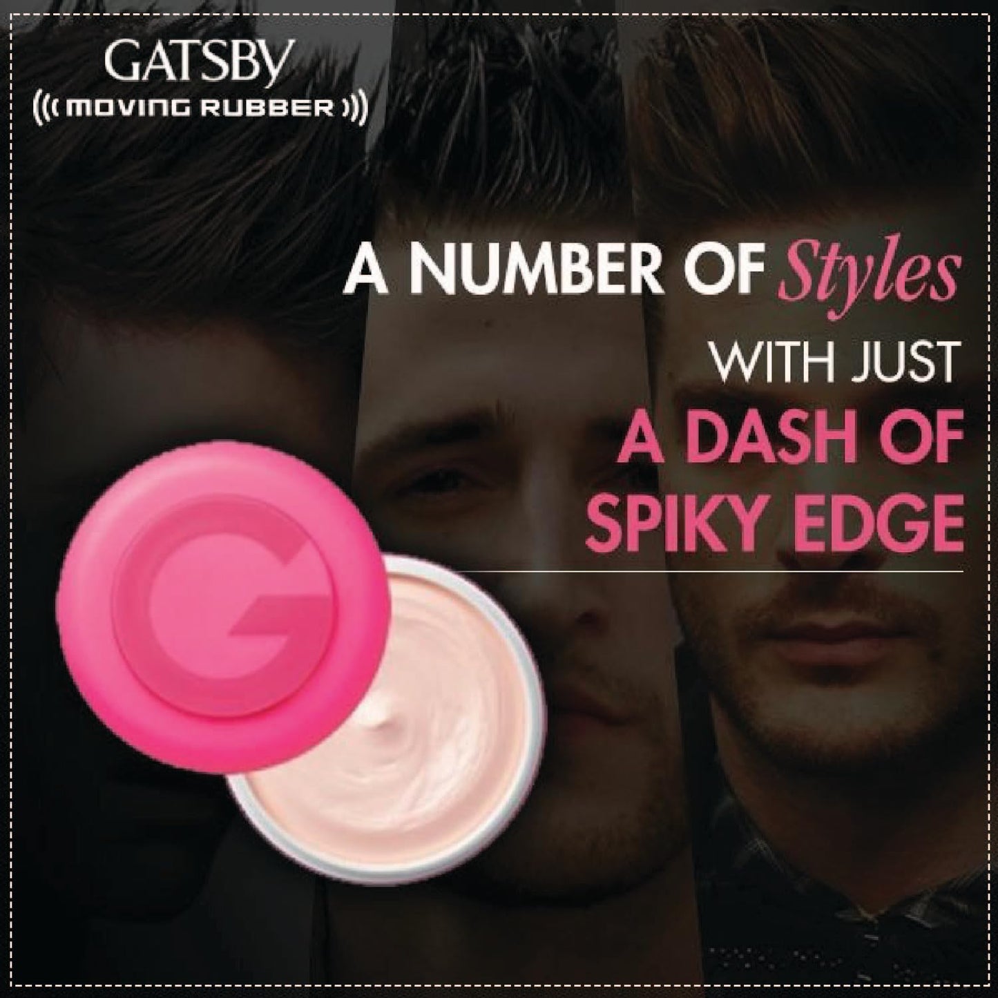 GATSBY Moving Rubber, Gels Spiky Edge, 80G- image 7