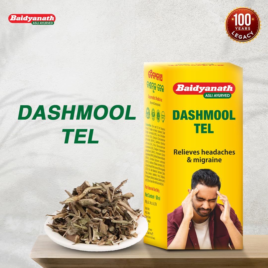 Baidyanath Dashmool Tel - 50ml | Ayurvedic Nasal Oil for Wellness, Herb- image 6