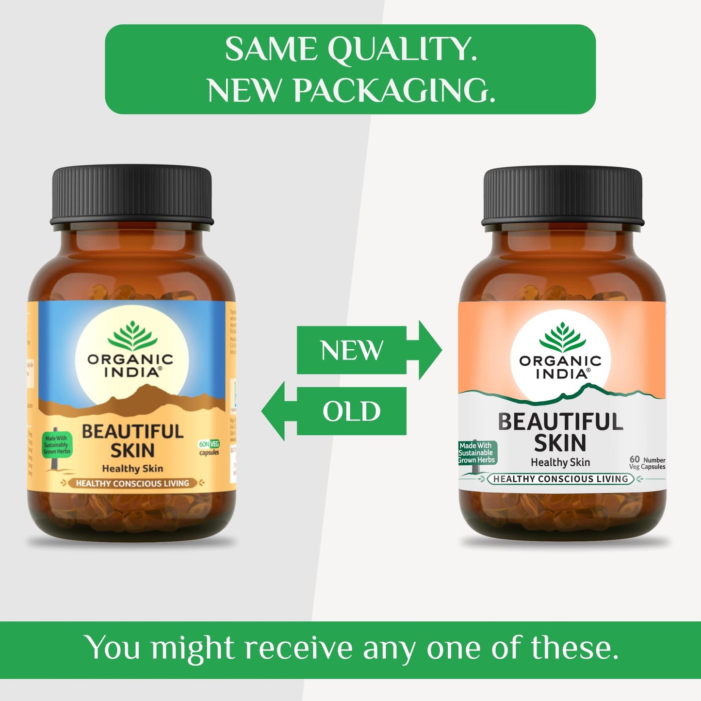 ORGANIC INDIA Beautiful Skin 60 Veg Capsules- image 4