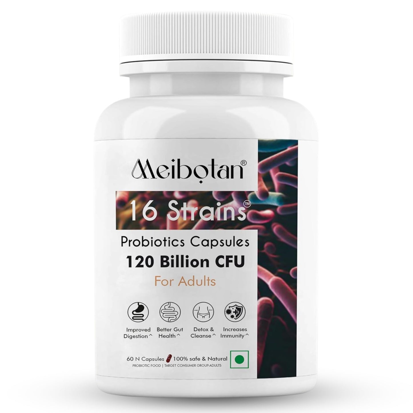 Meibotan No1 Probiotic Supplement Probiotics 120 Billion CFU For Men &- image 7