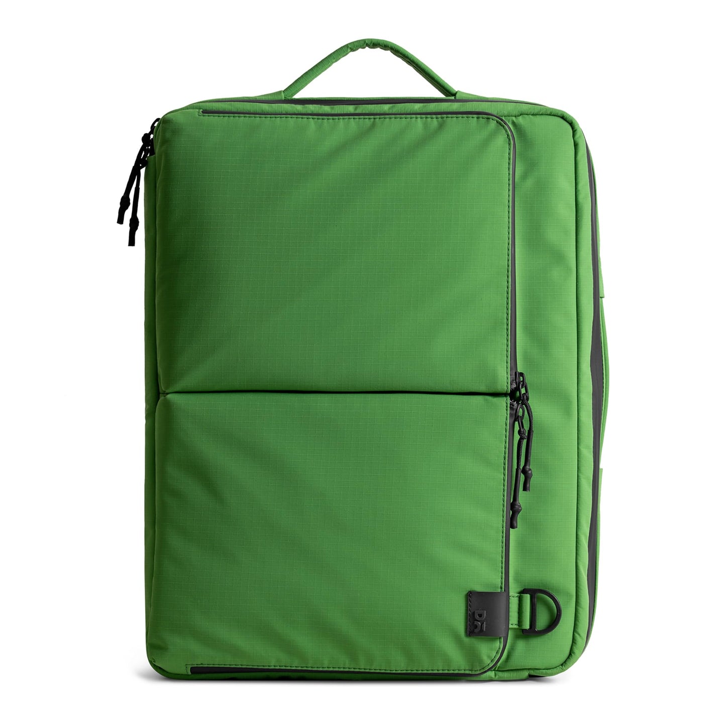 DailyObjects Pivot Convertible Briefpack Bag (16L) |Unisex|Fits 13/14/15.6 inch Laptop/Macbook Pro/Air|Lightweight|Stylish Backpack|Office/Daily Use/Travel|Multi Pocket|Adjustable Strap-Green
