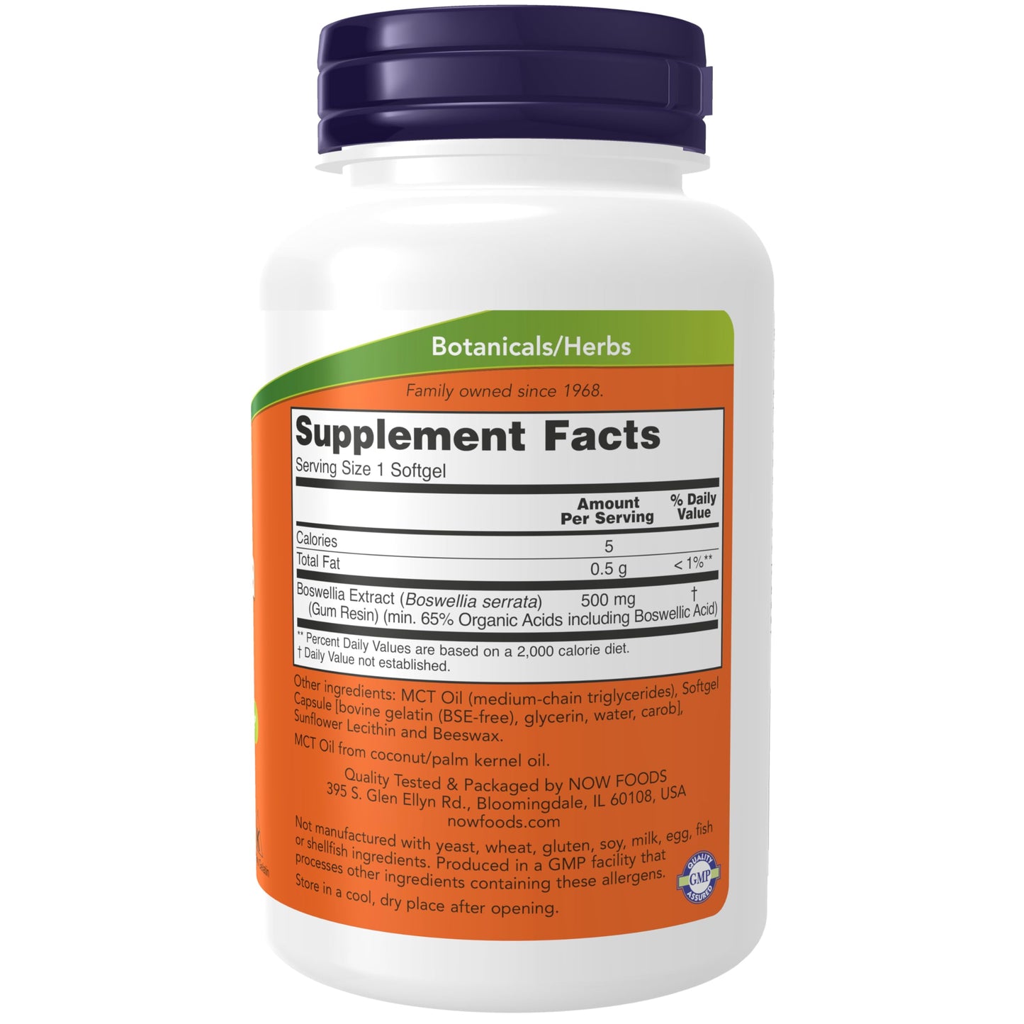 Now Foods, Boswellia Extract, 500 mg, 90 Softgels- image 7