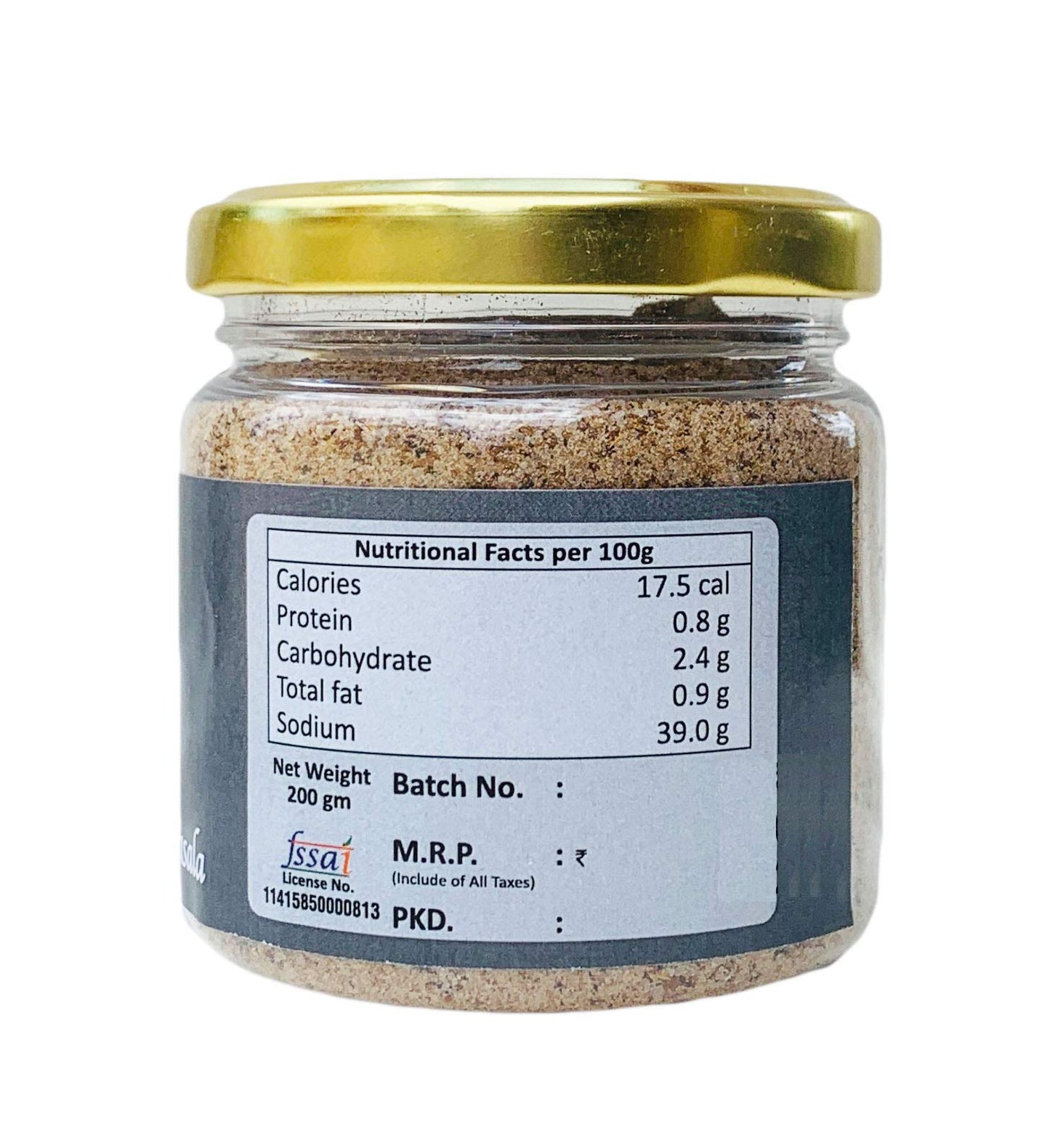 Jyoti Ben's Chaas (Buttermilk) | Fruit Masala 200g | Fresh & Natural | Ready to Sprinkle | Chhach Masala Powder | No Artificial Colour & Flavour Added |