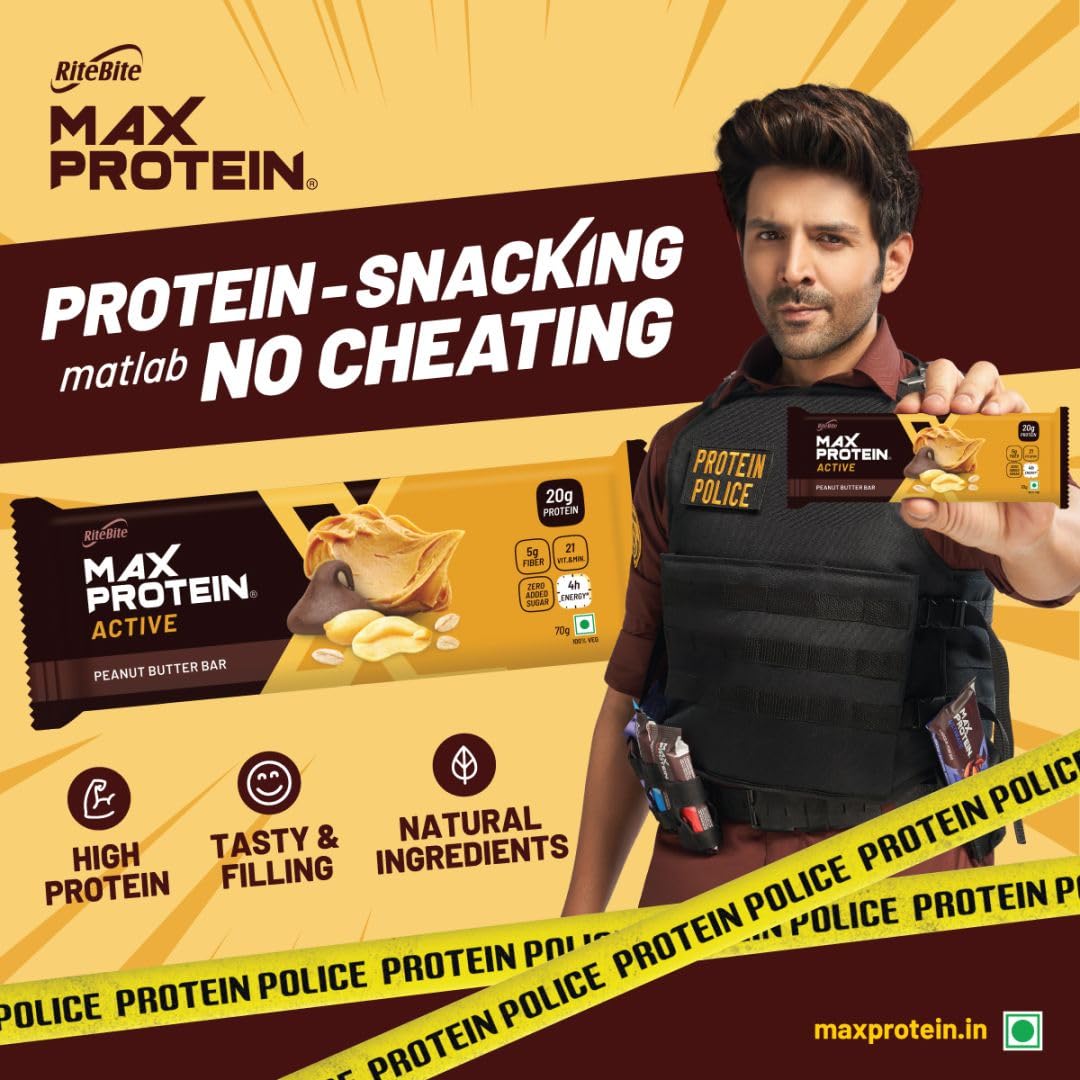 RiteBite Max Protein Active Peanut Butter Protein Bars with 20g Protein- image 7