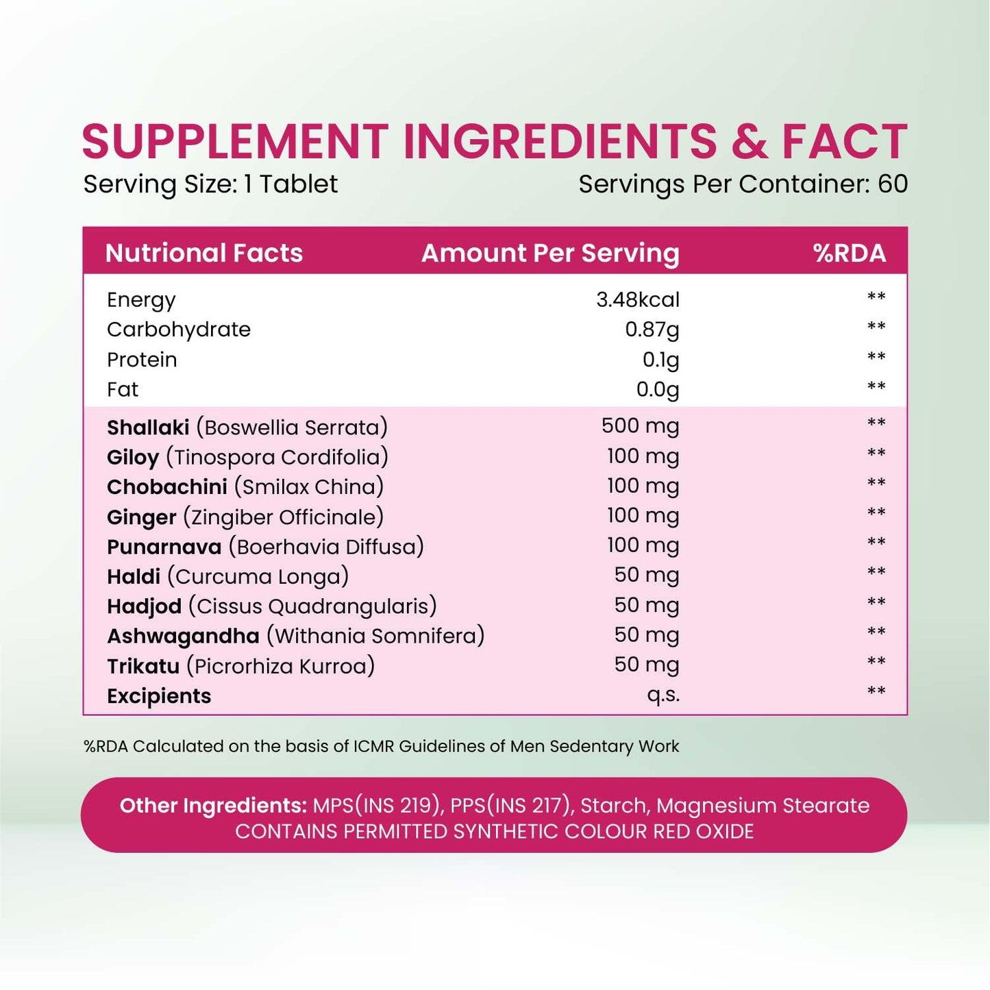 Vlado’s Himalayan Organics Plant Based Joint Support With Boswellia Ser- image 8