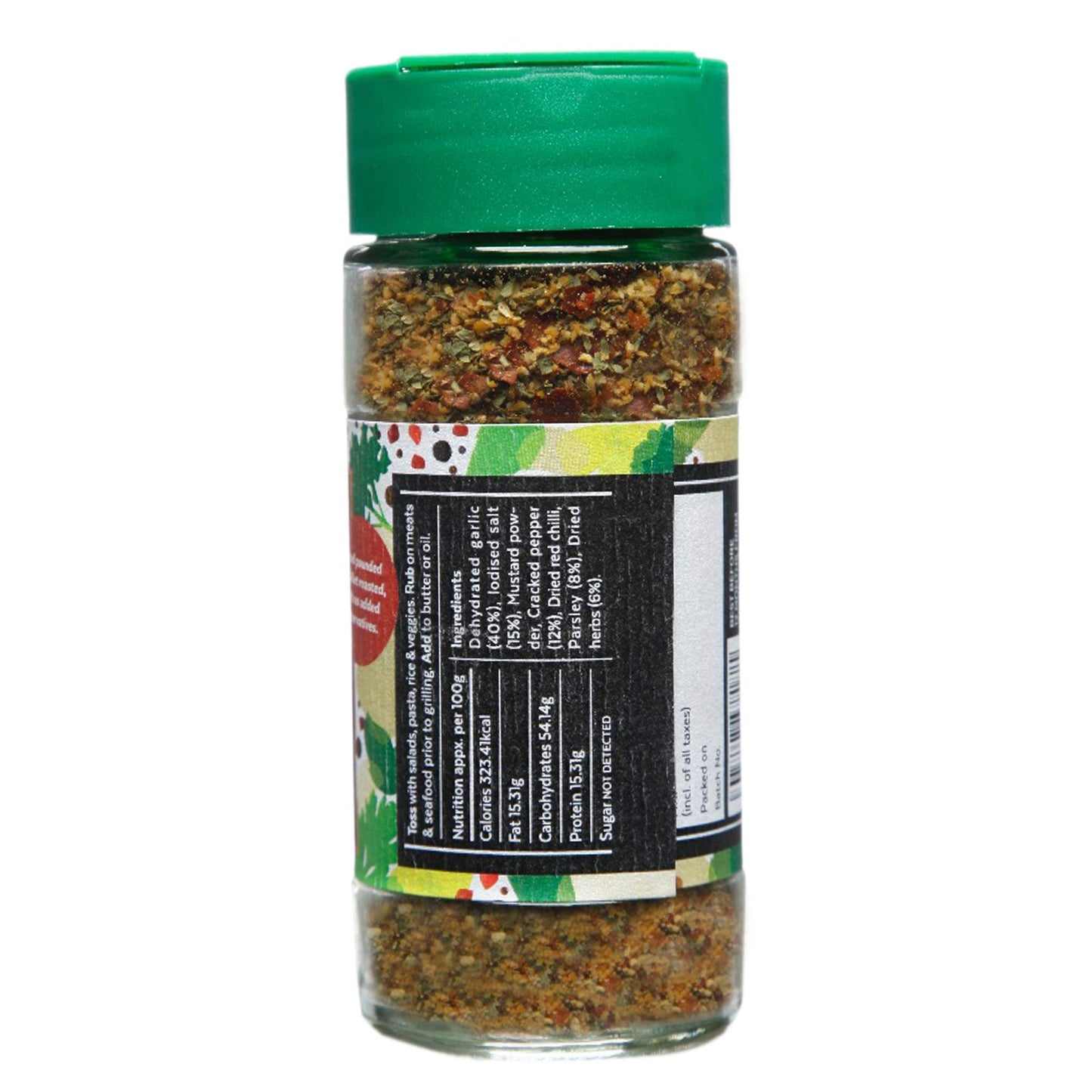 Aamra Garlic Herb Pepper 50g (Mixed Herbs- seasoning for pizzas, pasta, soups, salads)- No preservatives
