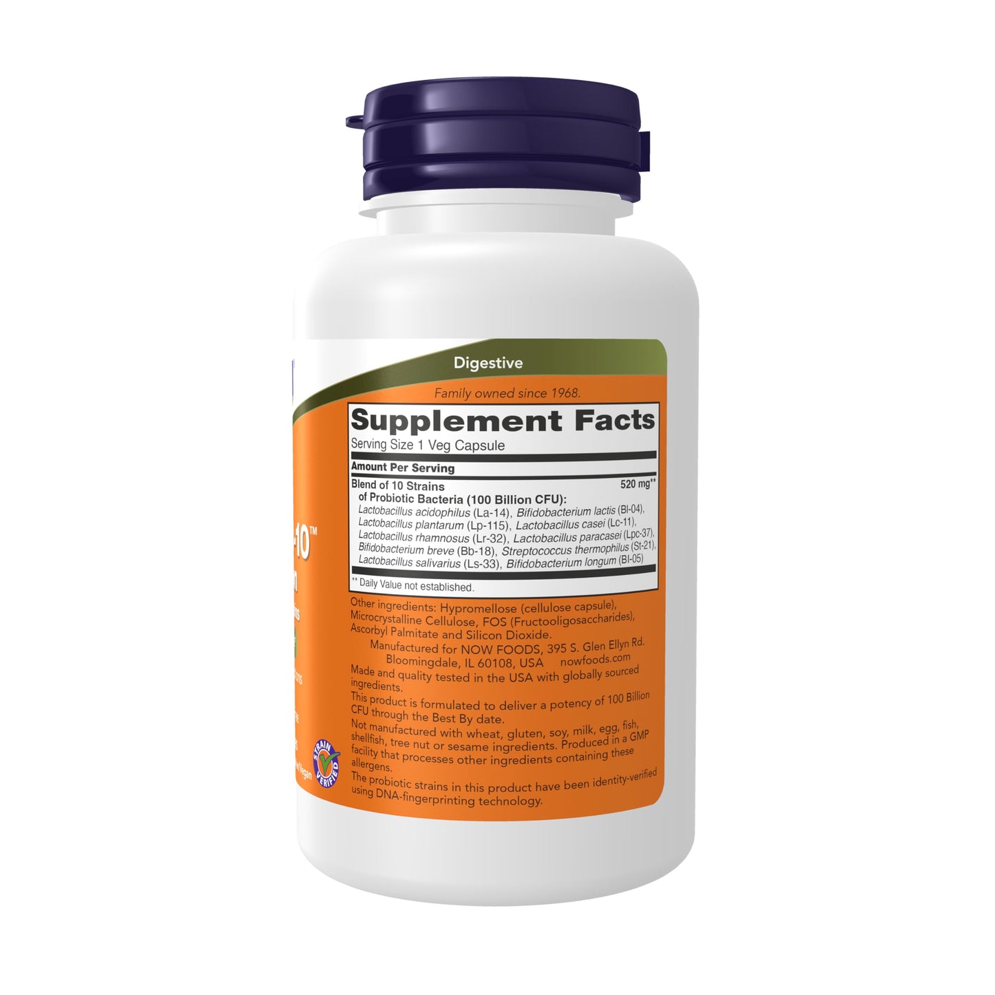 Now Supplements, Probiotic-10™ 100 Billion with 10 Probiotic Strains, 6- image 7