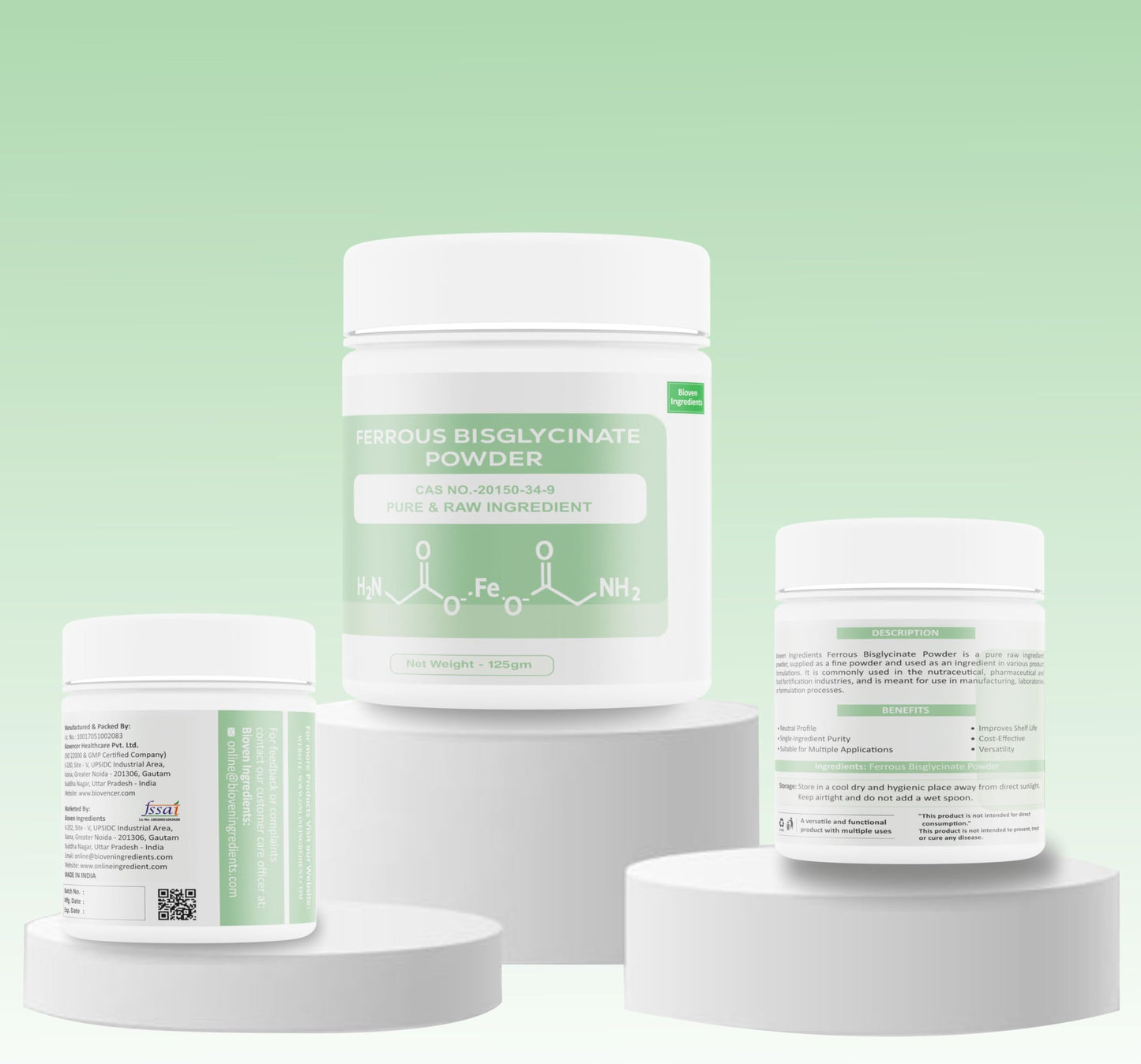 Bioven Ingredients Ferrous Bisglycinate Powder
