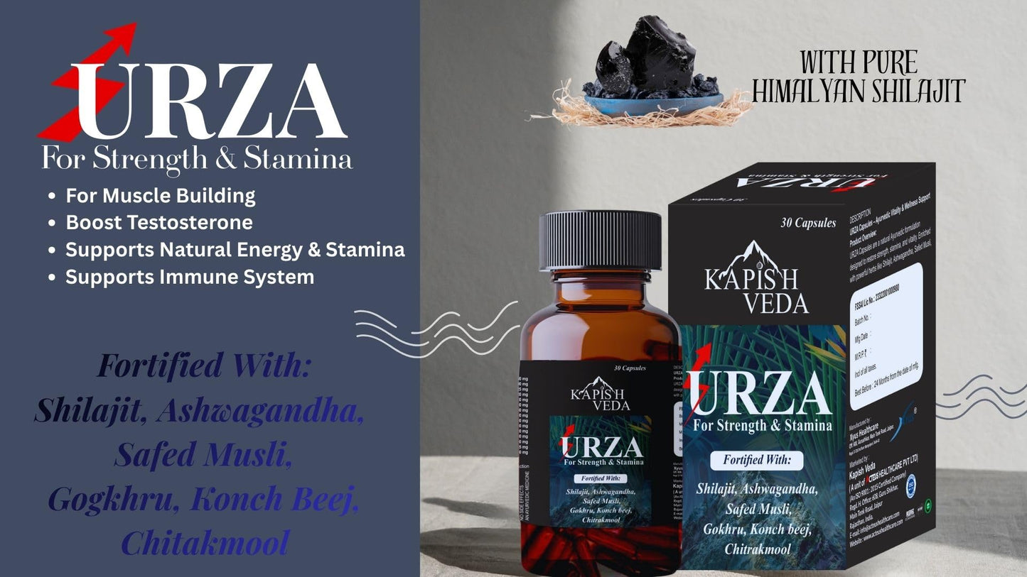KAPISH URZA Capsules Natural Ayurvedic