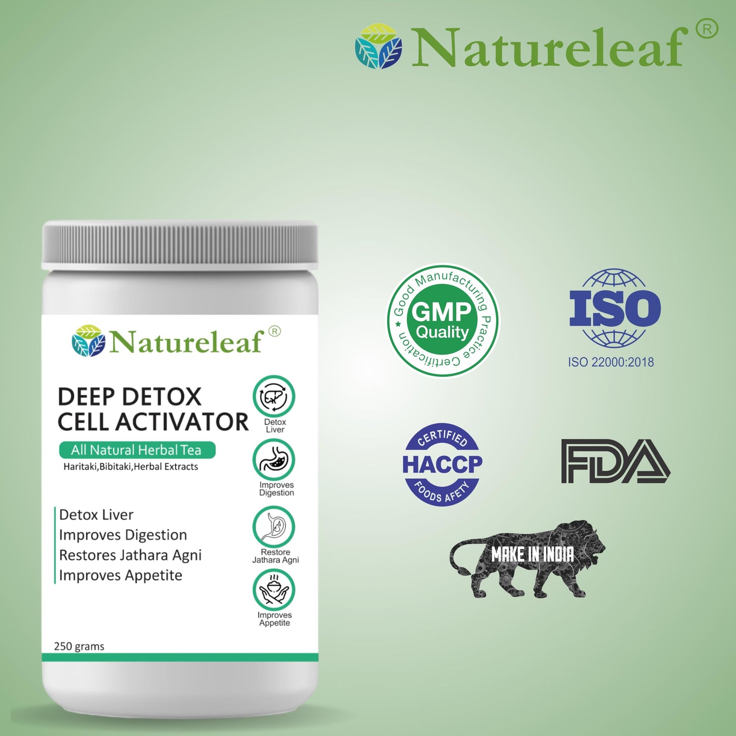 Deep Detox Cell Activator β All Natural Herbal Tea, 250g