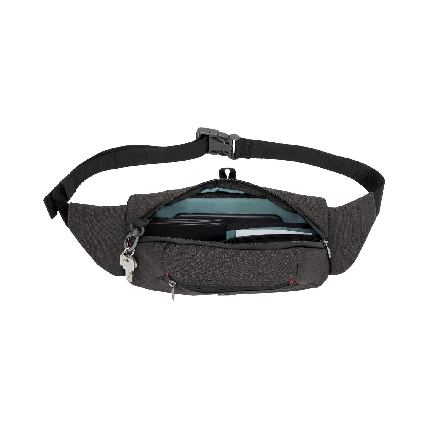 WENGER, MX Crossbody Bag, Heather Grey Swiss Designed-Blend of Style and Function, 611644
