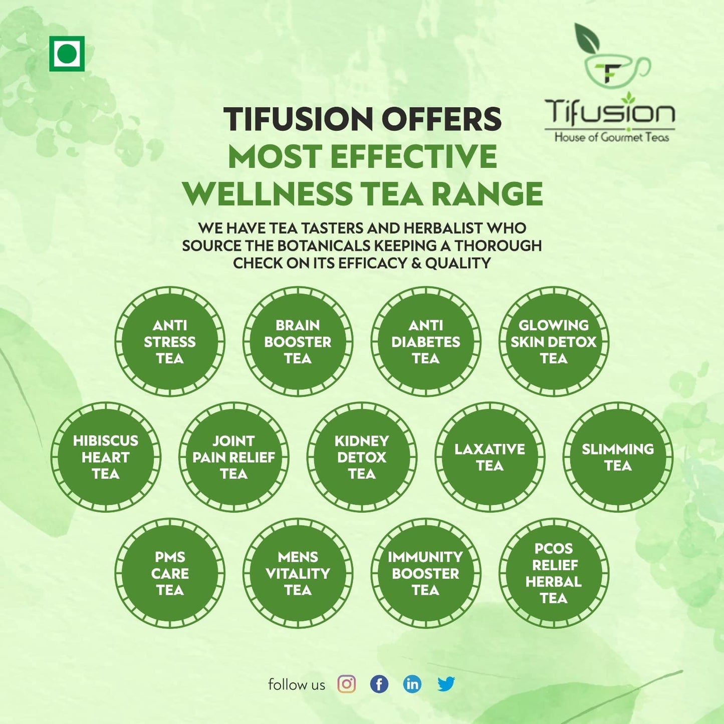 Tifusion Kidney Detox Tea with Dandelion Root Amp Chicory Kalmegh Green Tea Tulsi Detox Improves Digestive Health Anti Inflammatory and Anti Oxidant Rich Herbal 100 Gms, 50 Serving Cups