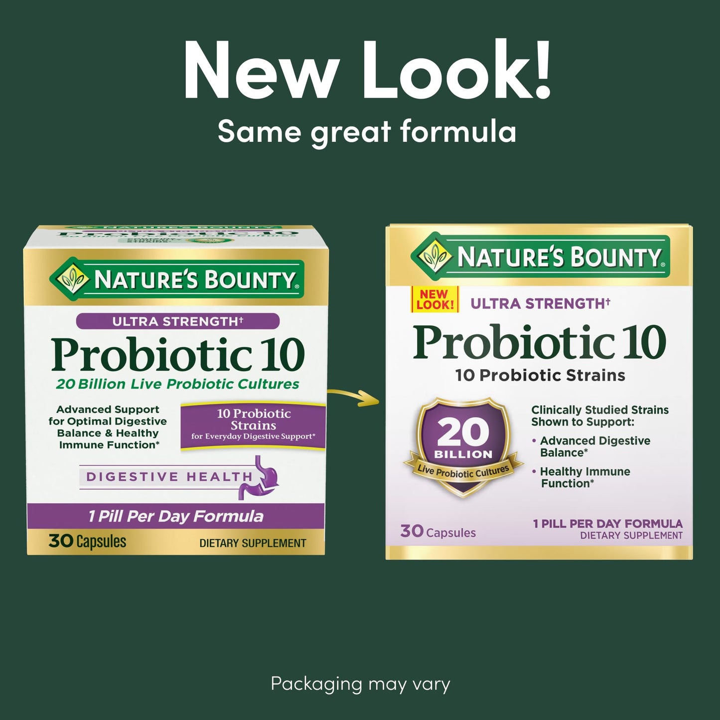 Nature’s Bounty Probiotic 10, Ultra Strength Daily Probiotic Supplement- image 7
