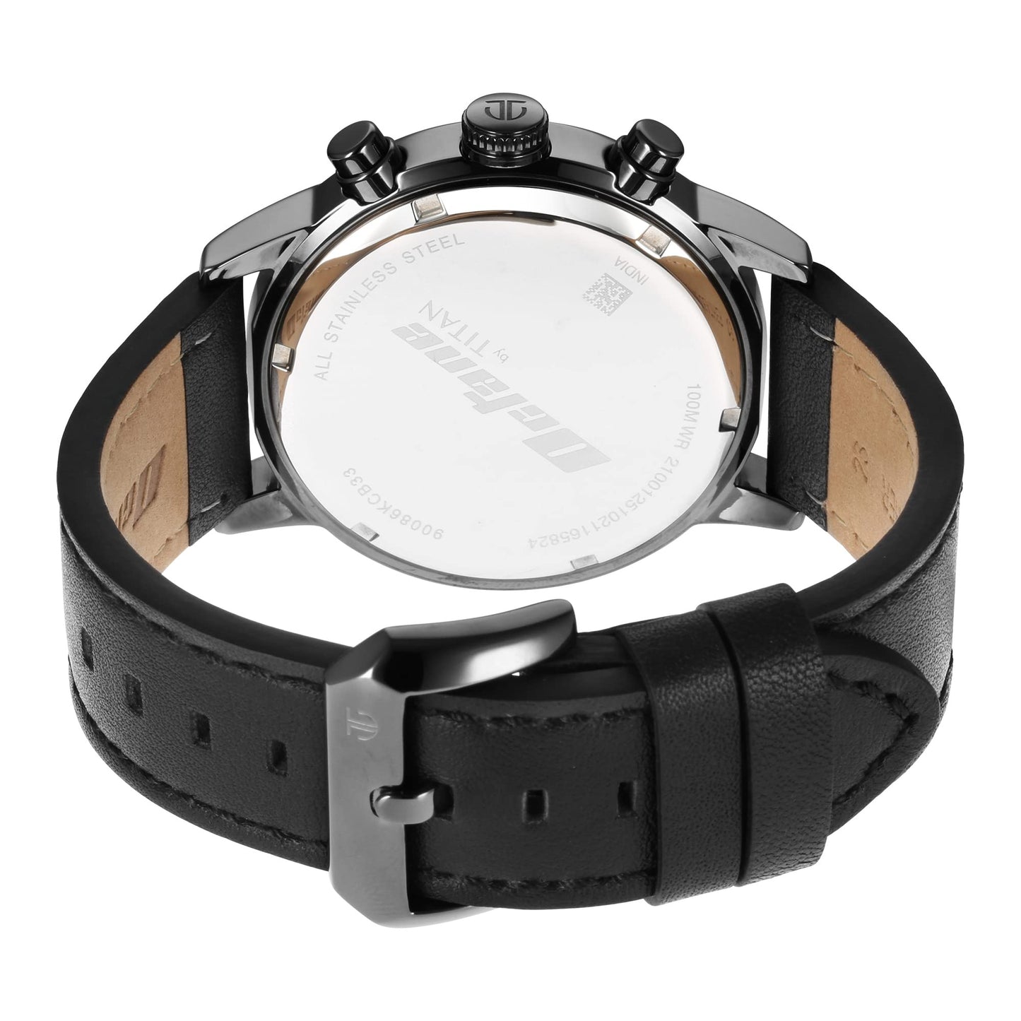 Titan Analog Black Dial Men's Watch-90086KL03- image 6