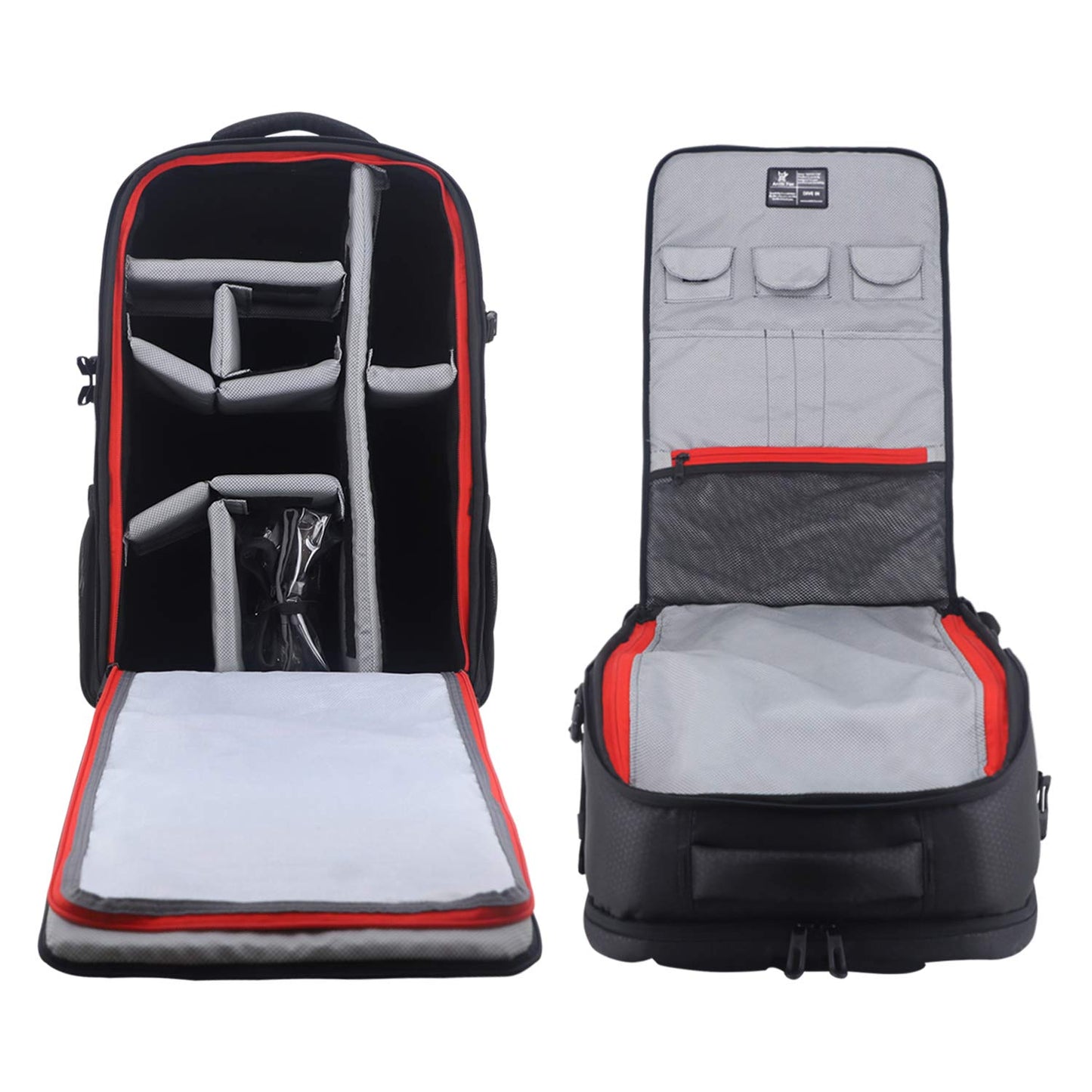 Arctic Fox Click Flame Scarlet Camera Backpack with Tripod Holder and 1- image 8