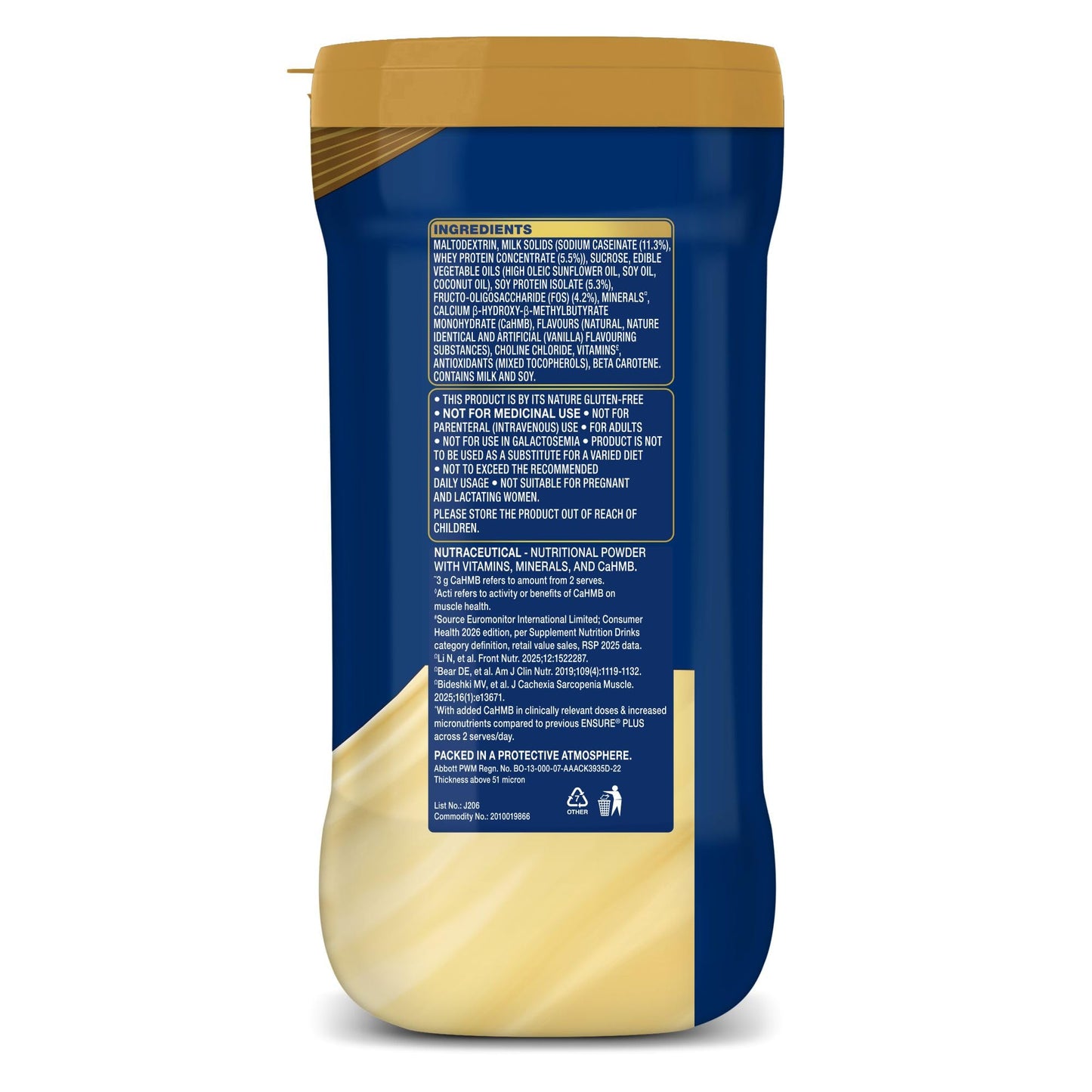 Ensure Plus Powder - 1 Kg (Vanilla), Blue