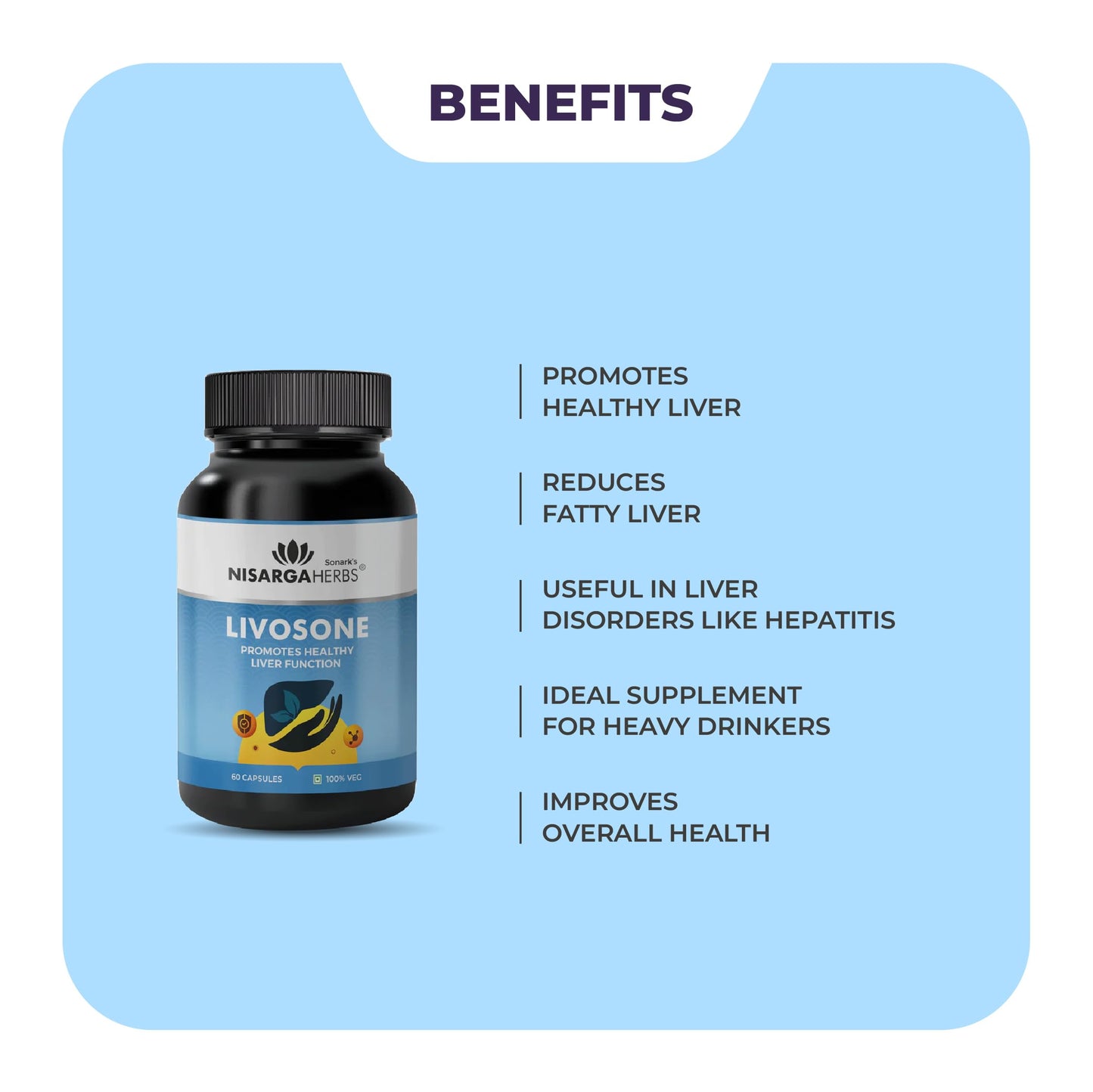 Nisarga Herbs Livosone Remove Toxins & Supports Healthy Liver Function,- image 9